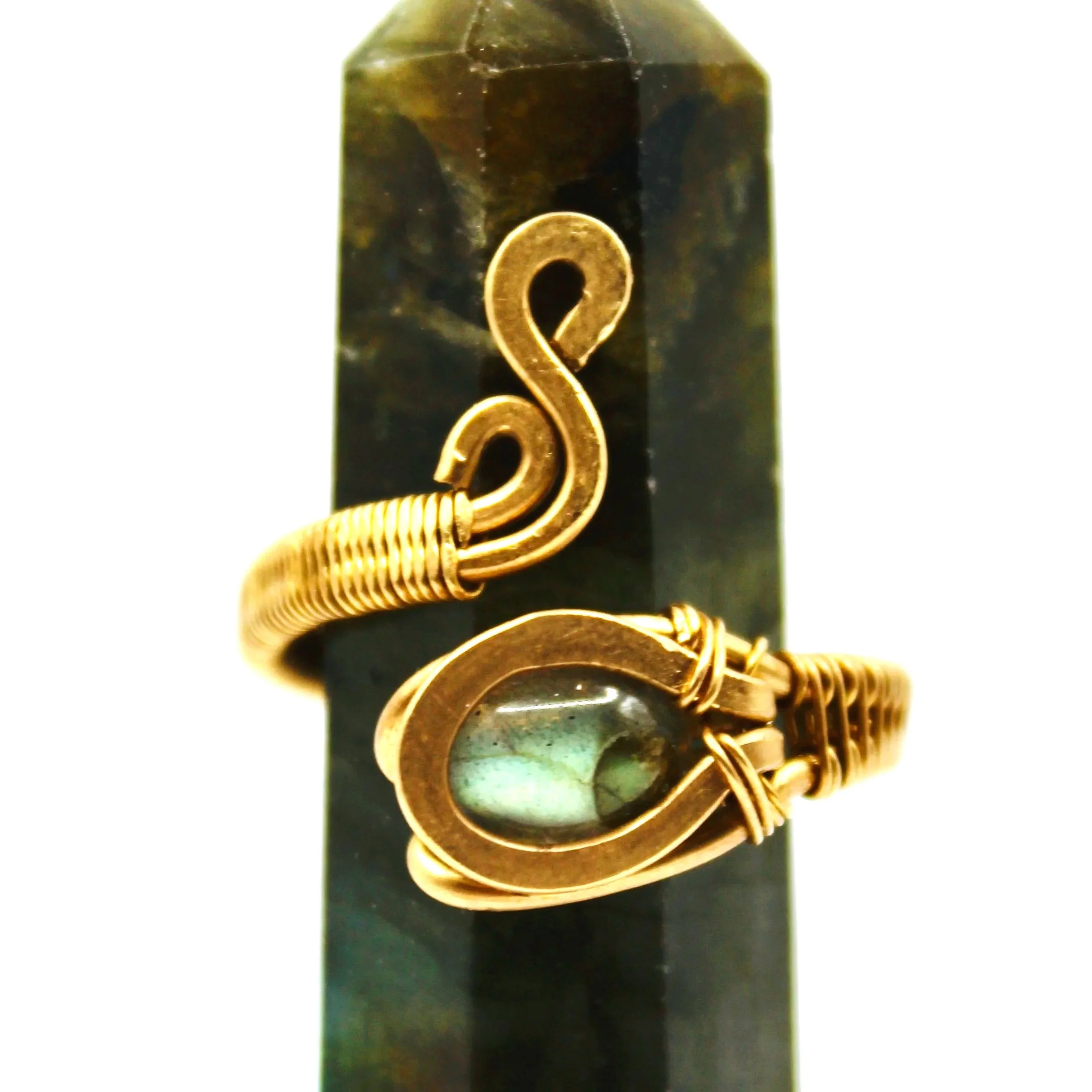 Labradorite Ring Cuff