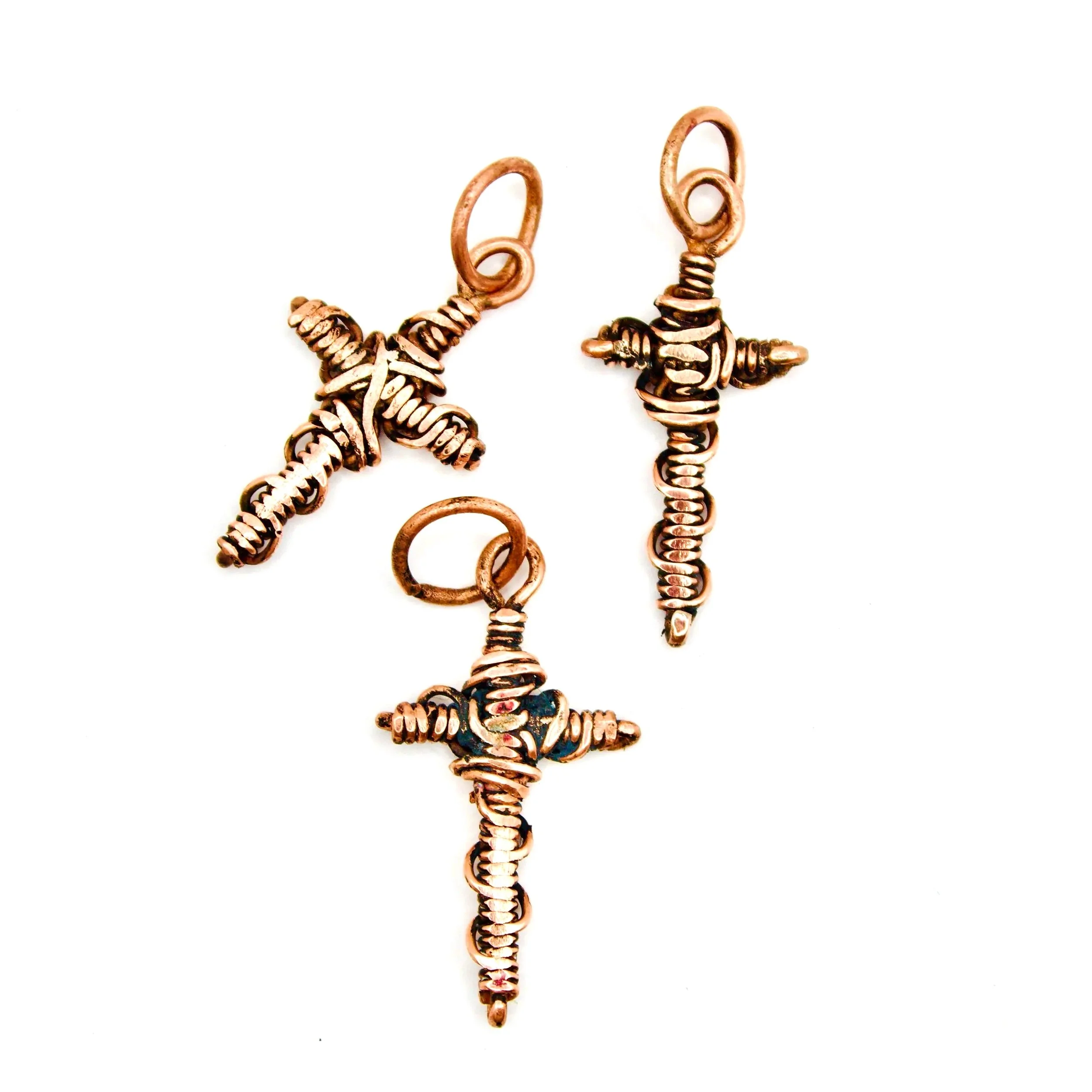 Copper Cross Necklaces
