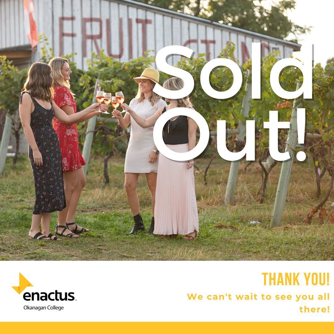 Wow! Words can not describe how incredible grateful we are to everyone who purchased tickets to support our team!

We can&rsquo;t wait to see you all on Sunday 🥂✨🍇