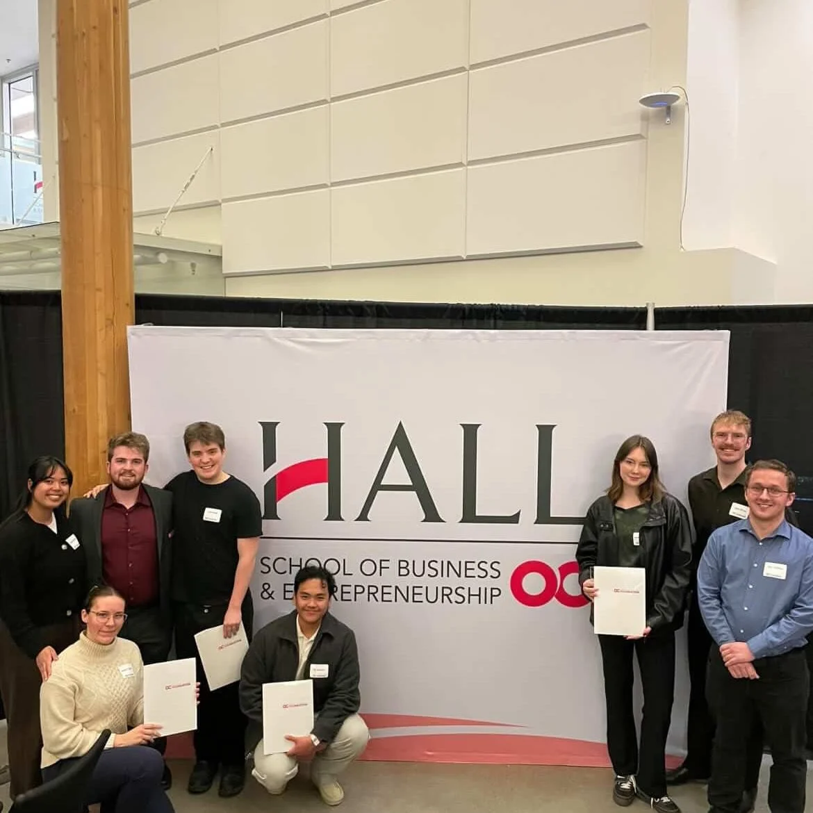 Enactus OC was honoured to be invited to the unveiling of the Hall School of Business &amp; Entrepreneurship at Okanagan College. 

Funded by an extraordinary donation of $10-million from the Hall Family Foundation, this will have an incredible impac