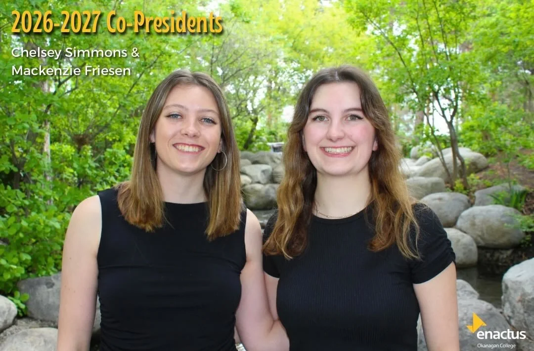 Introducing our 2026-2027 Co-Presidents! 

Both Chelsey and Mackenzie joined Enactus in their 1st semesters of college, and in their respective 5th &amp; 4th years, they are thrilled to bring their passion and experience to lead the team together!