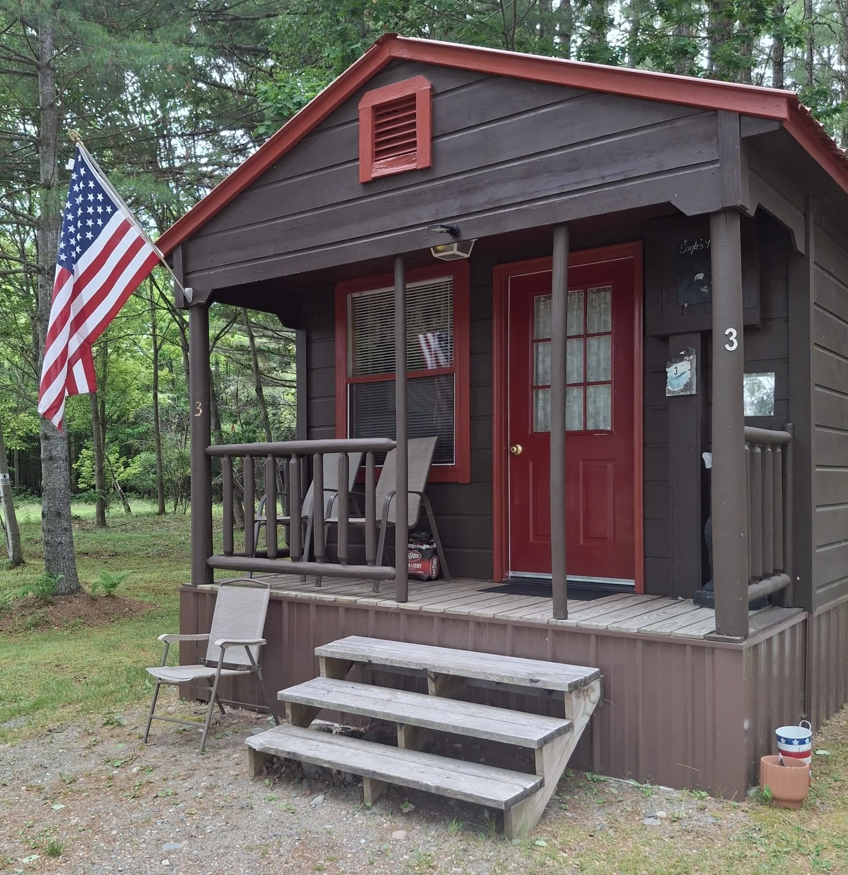 Merrill Brook Cabins in Howland, Maine