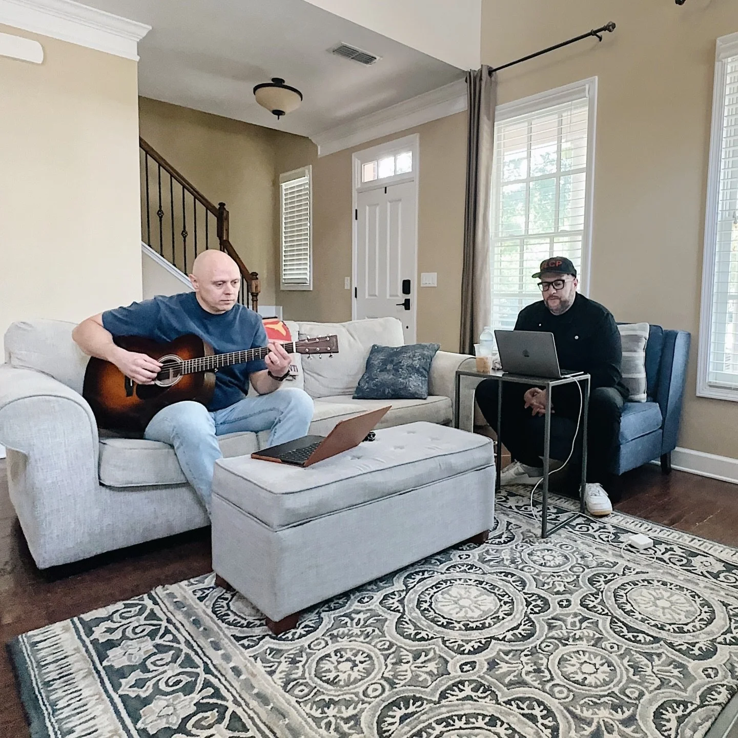such a great writing session with @bryanmccleery. love the song we wrote and excited to share soon.