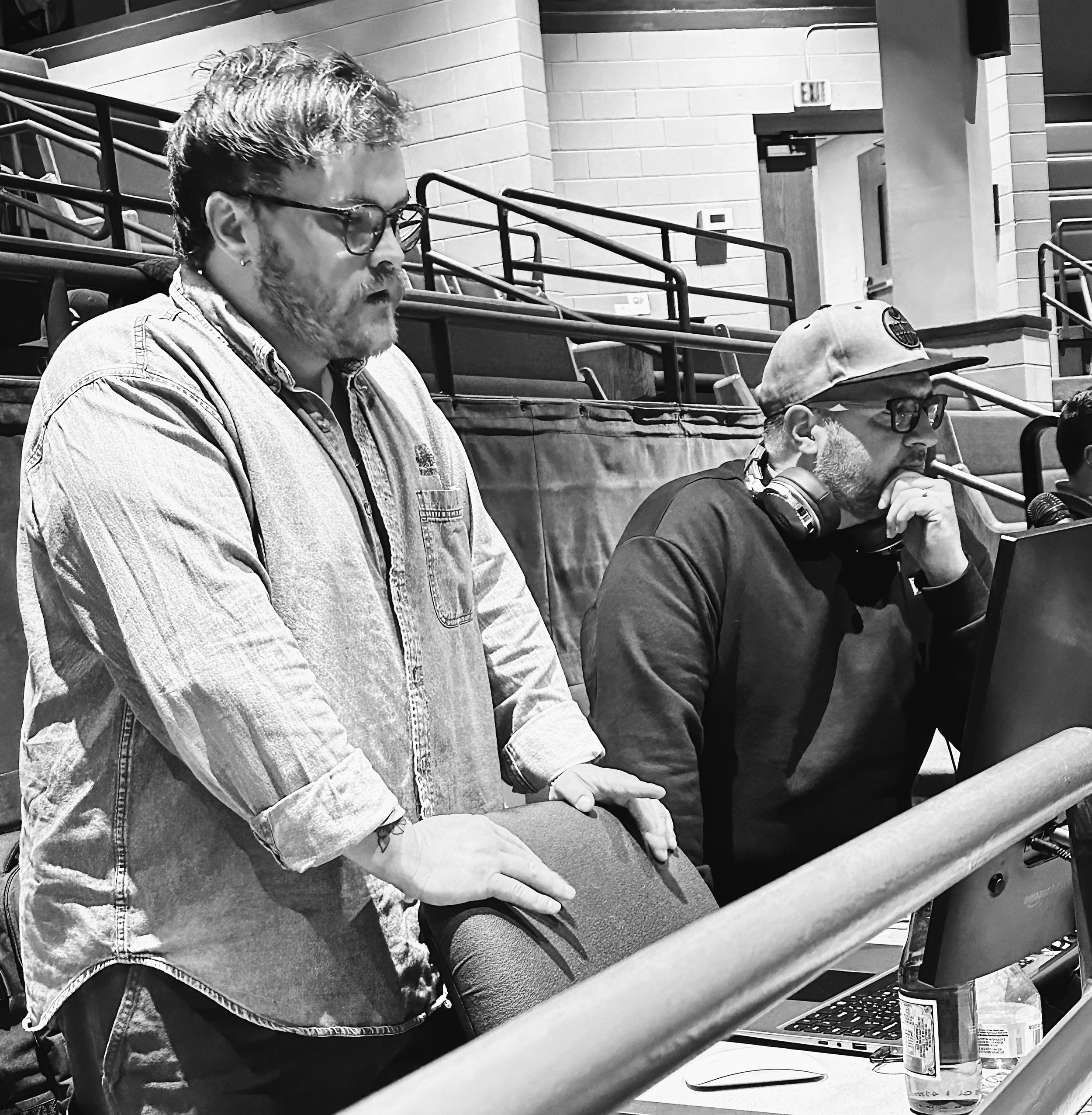 great first day with @logan.nathaniel.murphy producing a live album for @pastorjoeywv @bmccutcheon95 @mfctoday. so much work has gone into this project by these artists and writers for well over a year. live recording is Friday night and this choir i