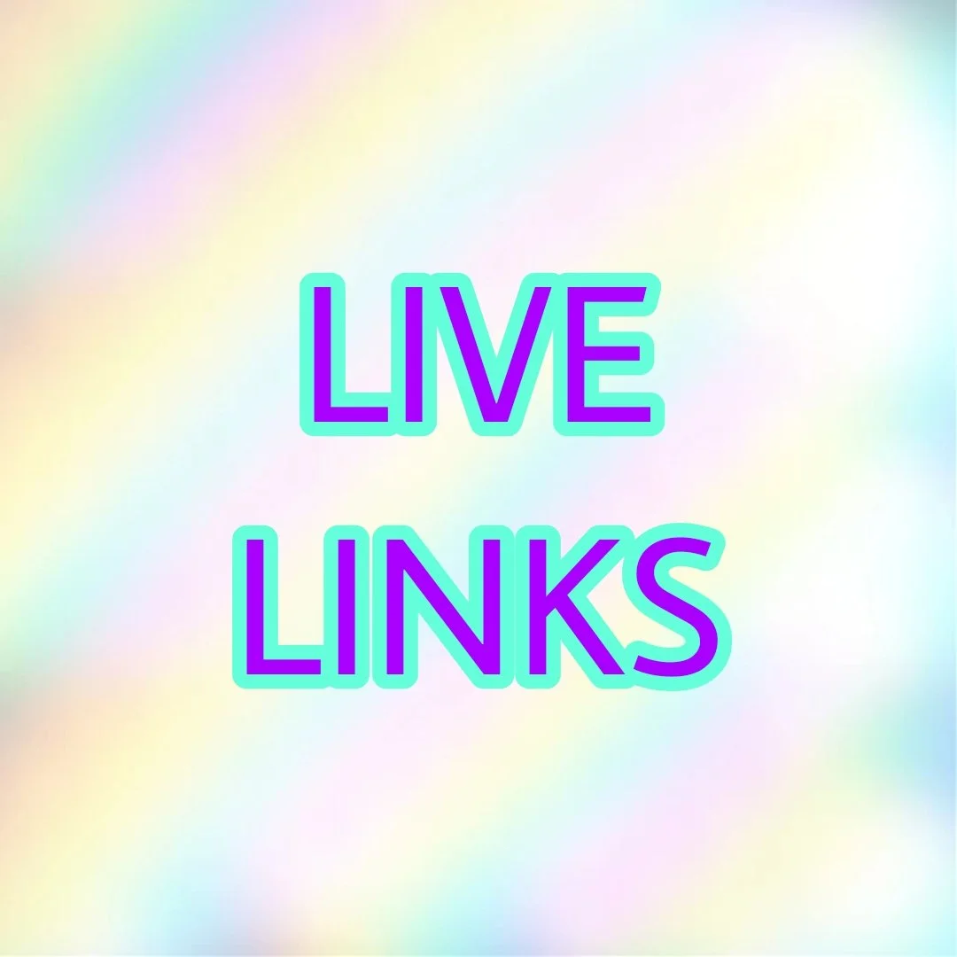 Text 'LIVE LINKS' with colorful background.