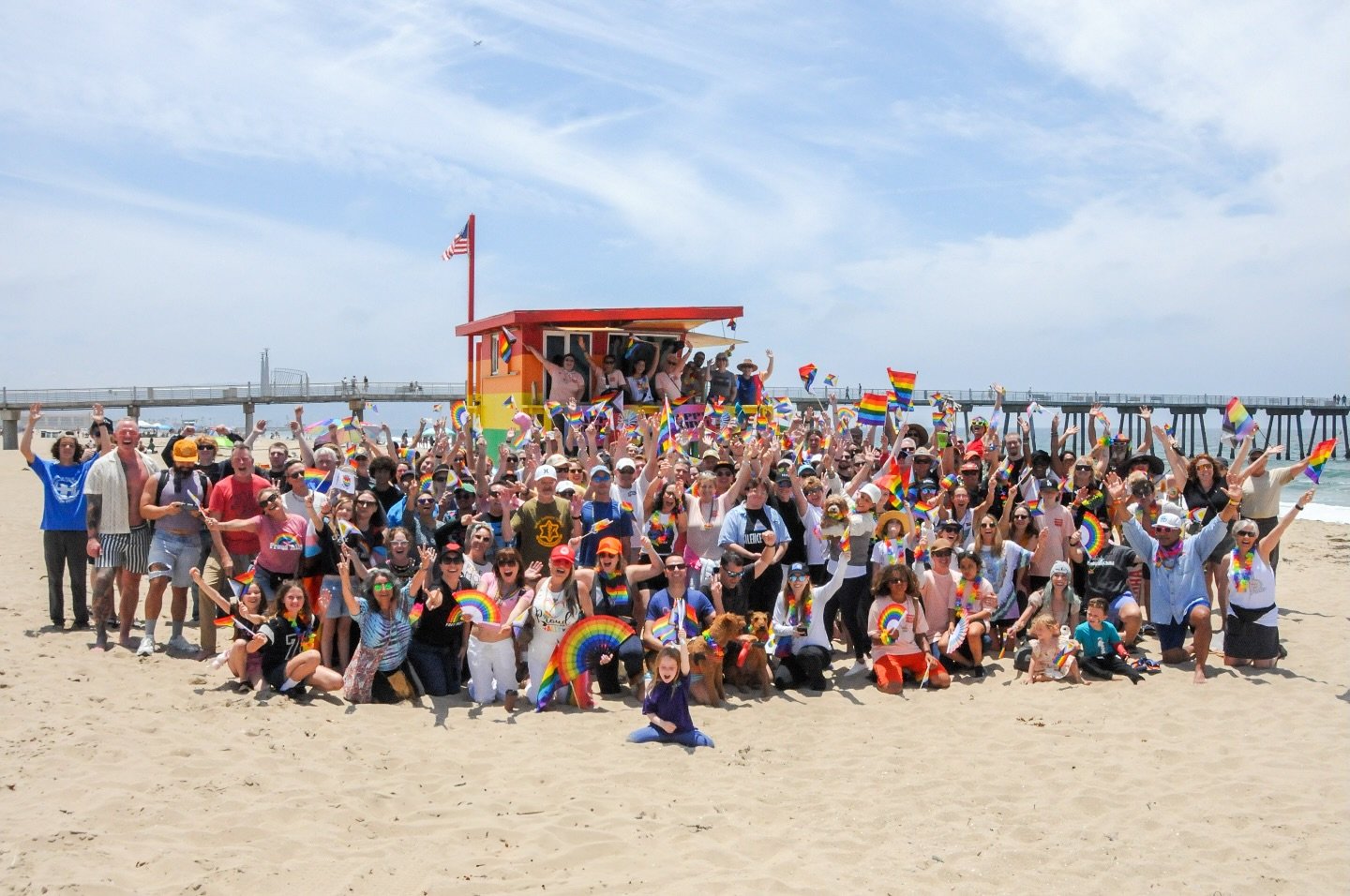 Hermosa, you showed up.🌈
What an unforgettable 5 days. The 5th Annual Hermosa Beach Pride Celebration was a beautiful reminder of what makes this little beach town so special — the love, the acceptance, and the COMMUNITY. From the flag raisi