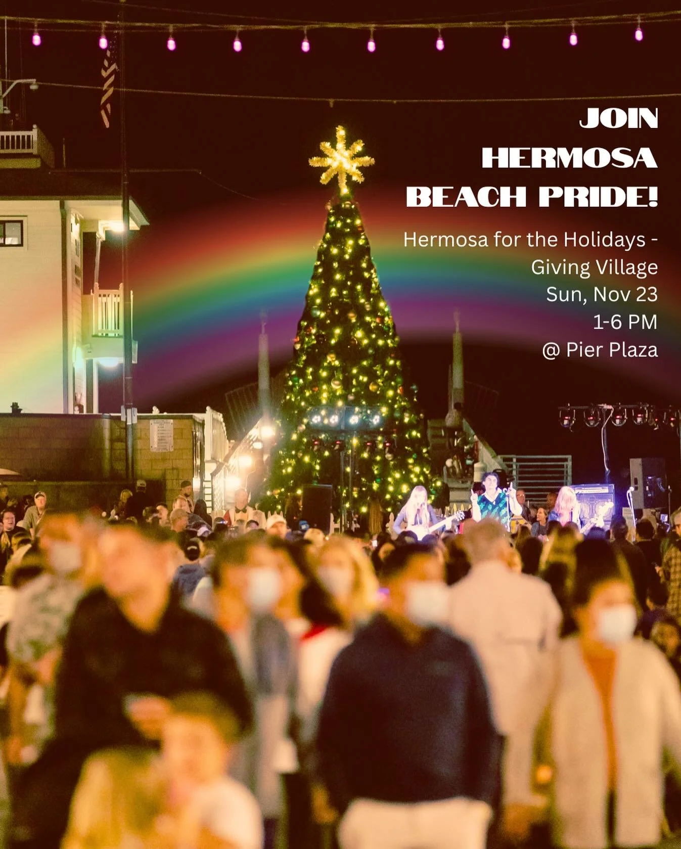 Hermosa Beach Pride will be popping up at this year&rsquo;s Nonprofit Giving Village as part of the Hermosa for the Holidays festivities &mdash; stop by and say hi!❄️🎁

Join us, and 7 other nonprofits, for the holiday festivities on Sunday, November