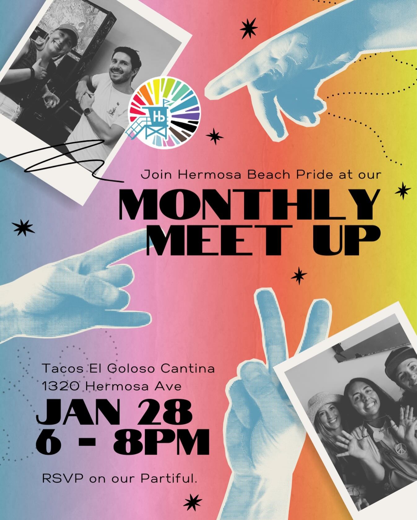 Come hang with us!!🌮🤟🏼🏳️&zwj;🌈 

🔗 RSVP on our Partiful (link in bio)

#HermosaBeachPride #HermosaBeach #LGBTQ #Community