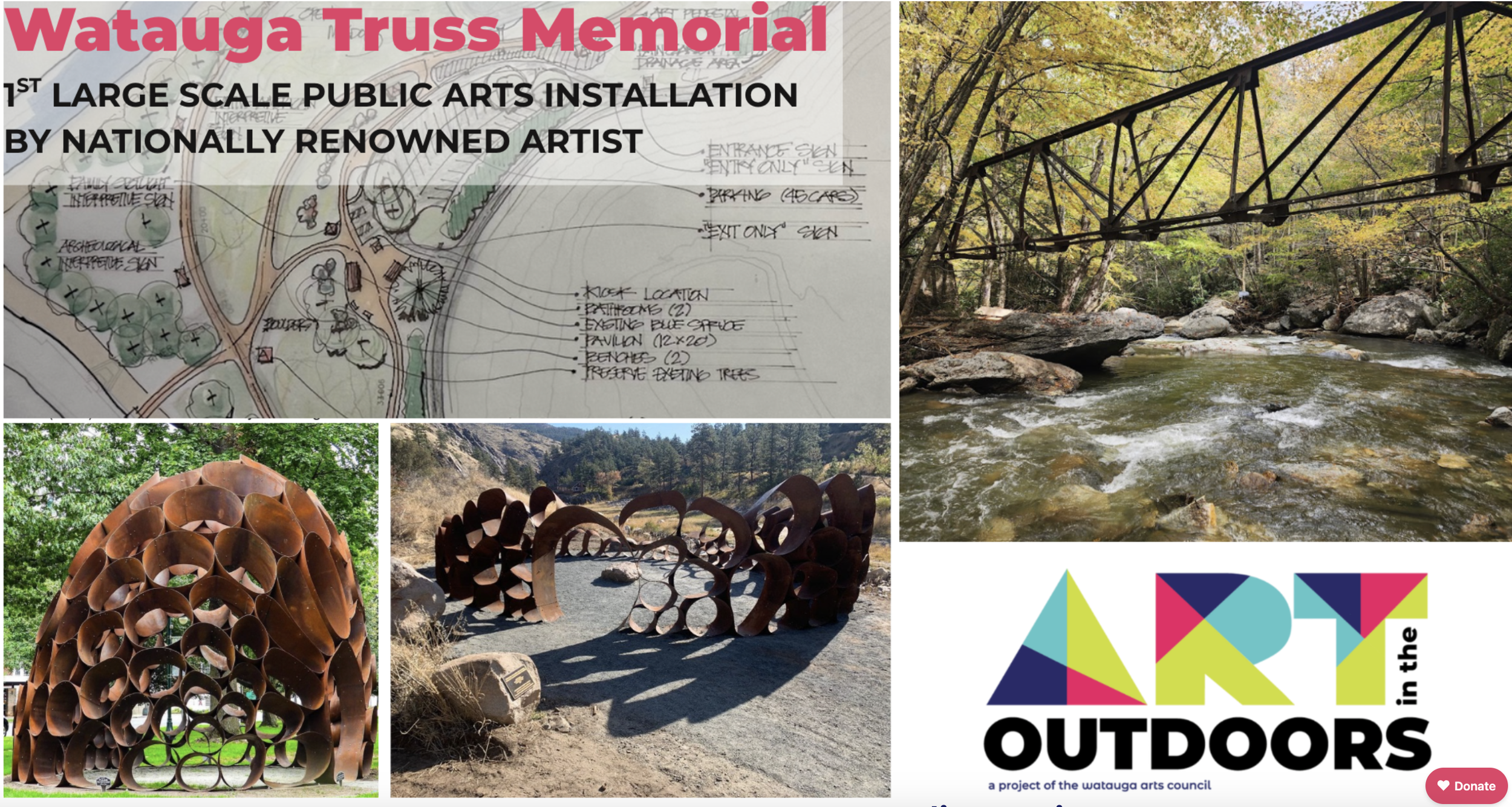 Watauga Arts Council Awarded $100,000 from the Education Foundation of America for the Watauga Truss Project