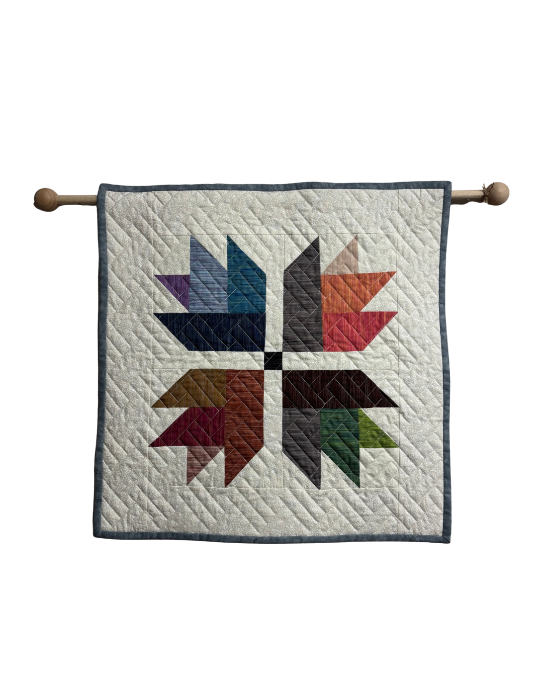 "Bear Paw Wall Quilt" by Janet Purcell