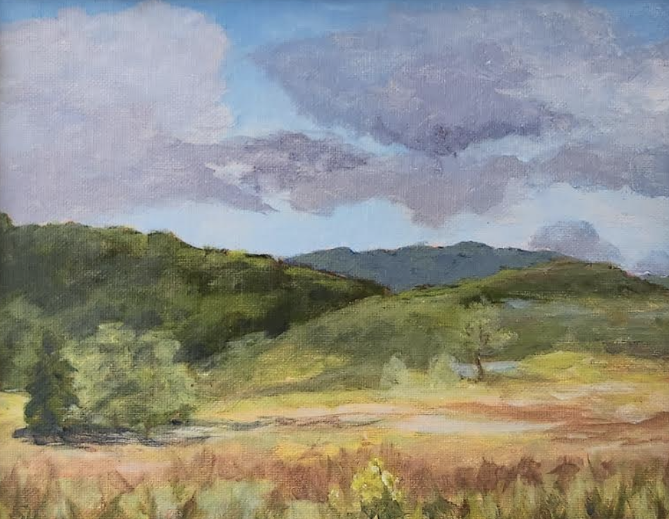 "Brookshire Park" - Acrylic, 8x10 | $125