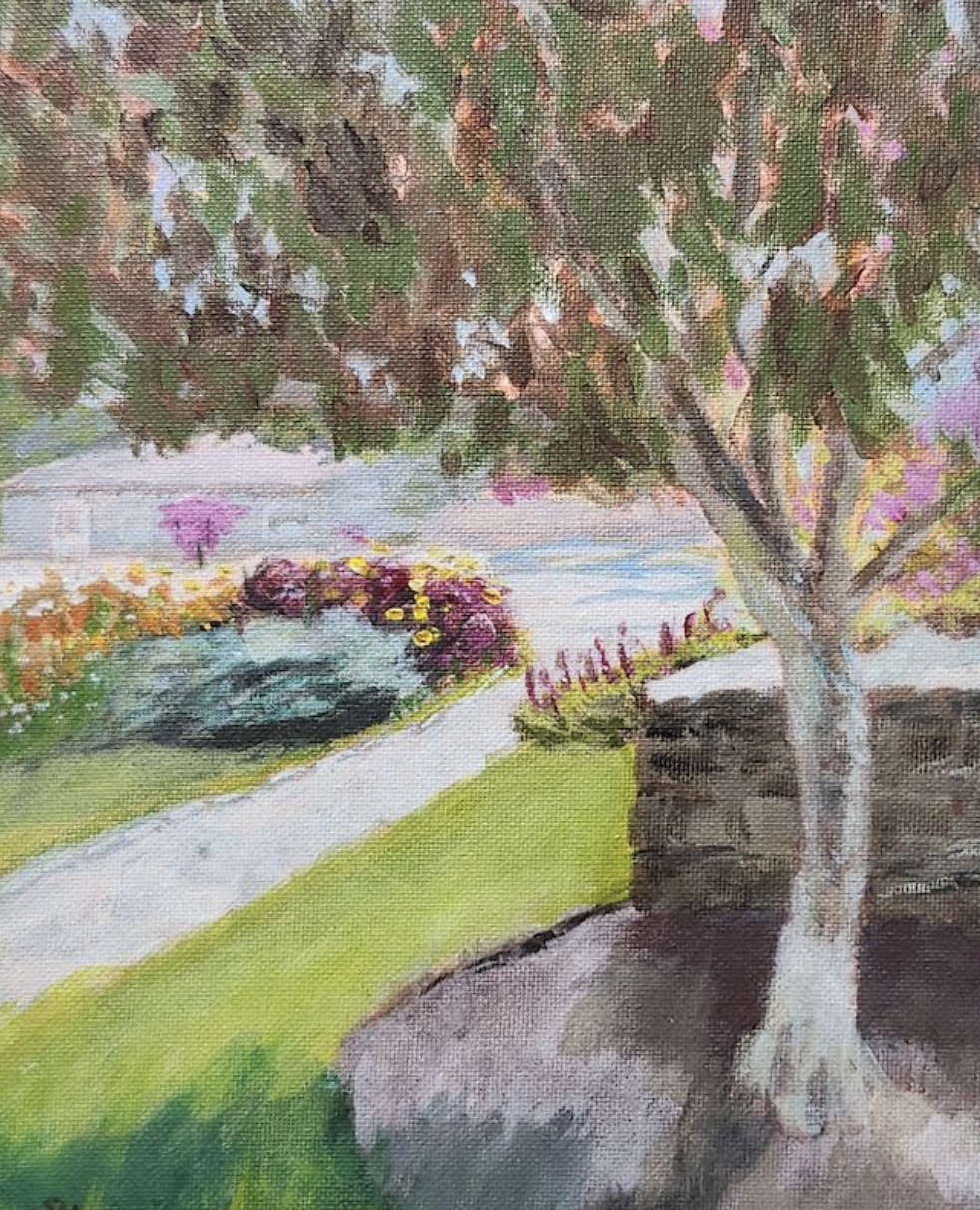 "Blowing Rock" - Acrylic, 8x10 | $100