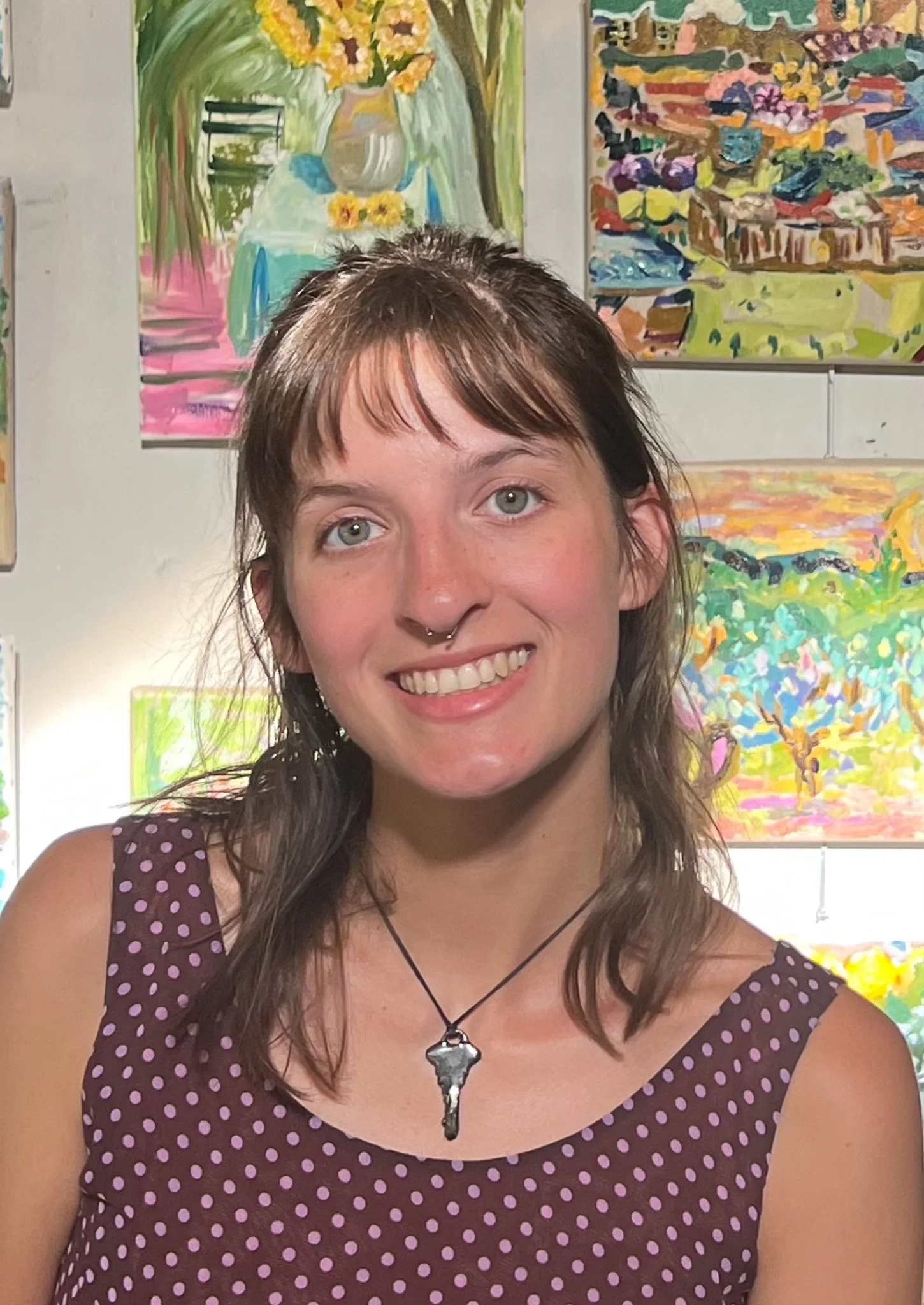 Headshot image of artist Addie Low