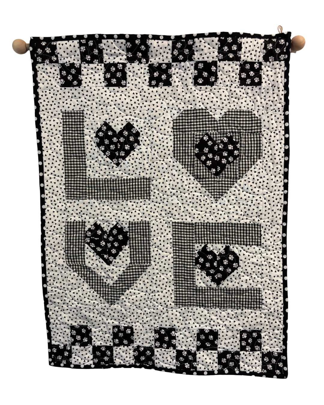 "Love Wall/Lap Quilt" by Janet Purcell