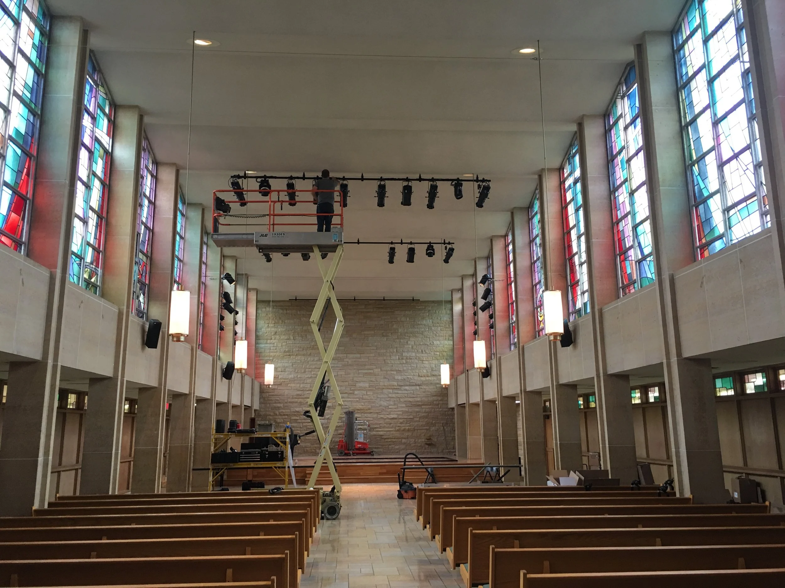 During installation