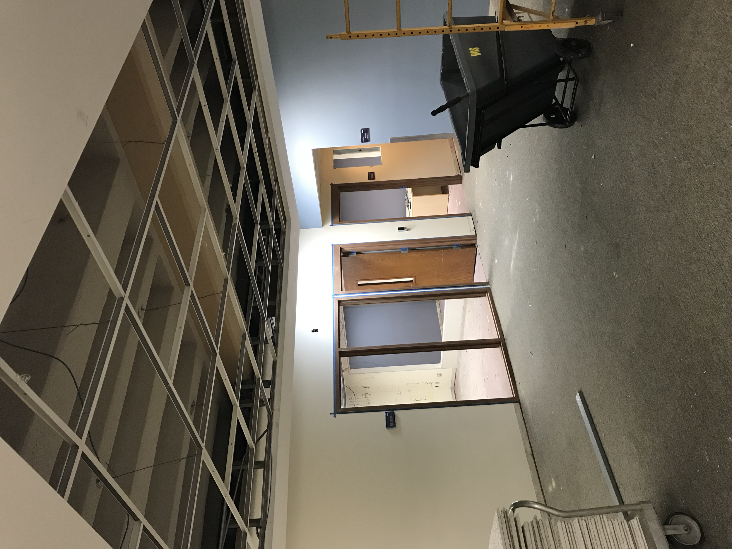 Early stages of construction.