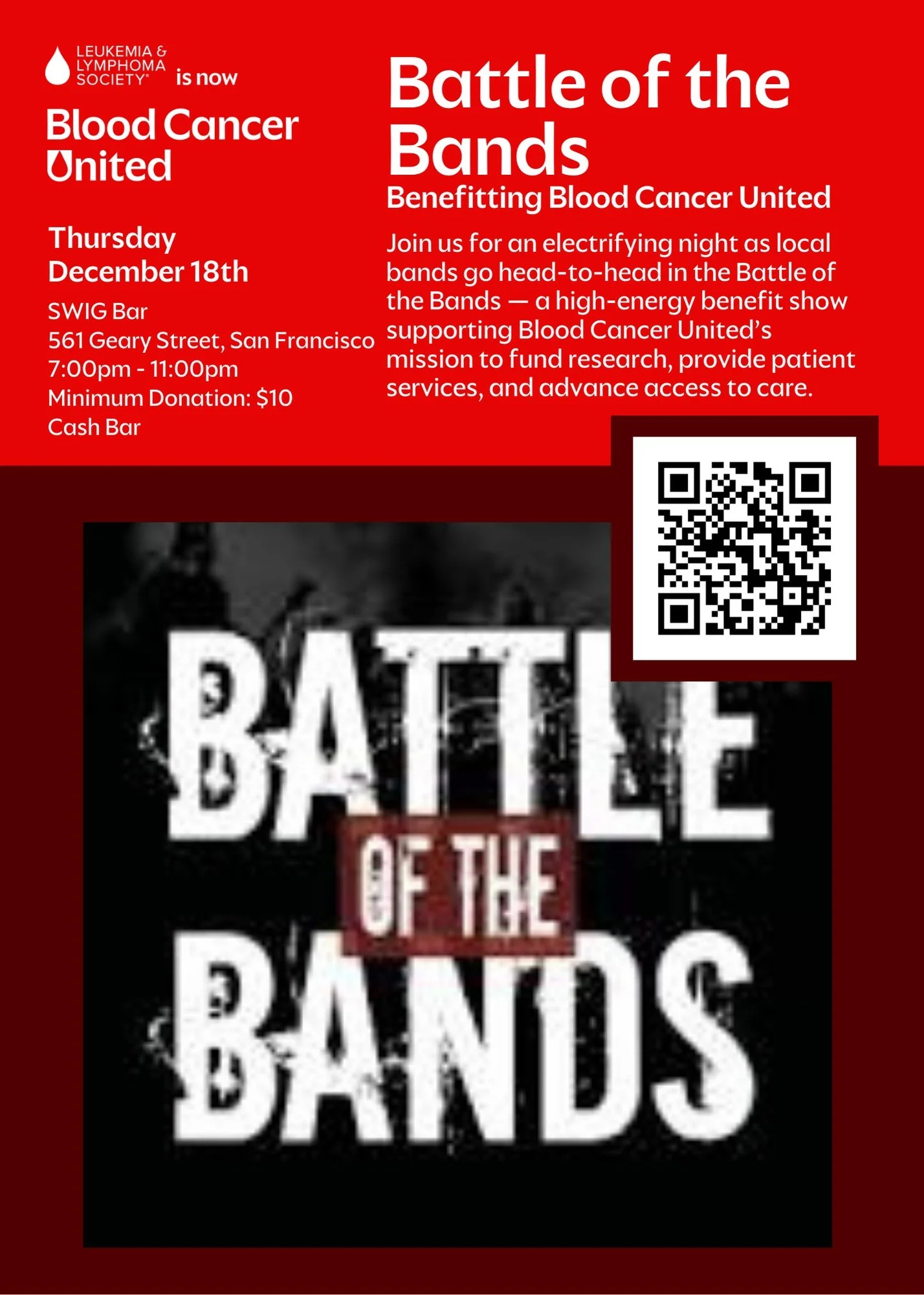 Blood Cancer United - Battle of the Bands