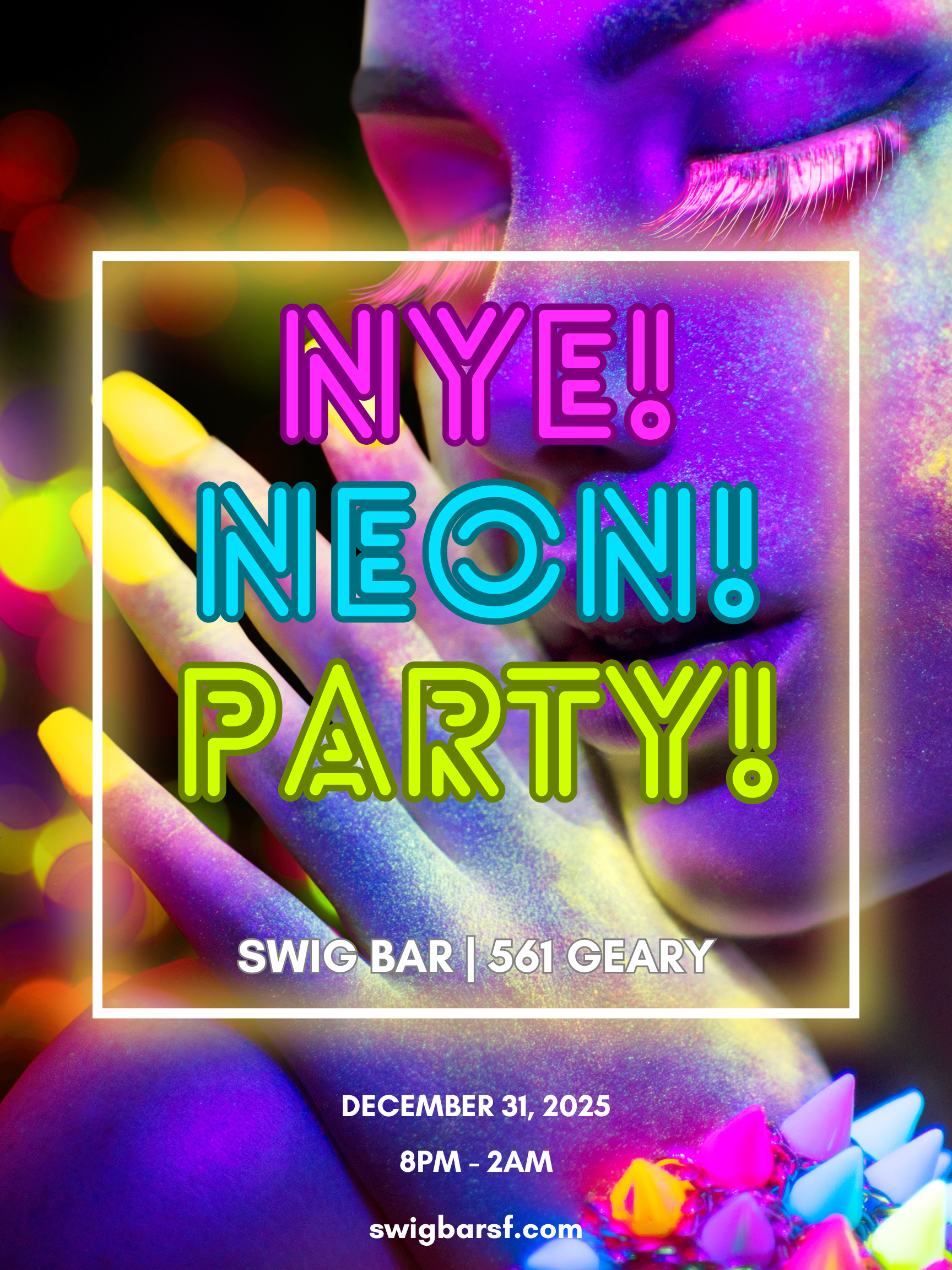 Neon New Years Eve