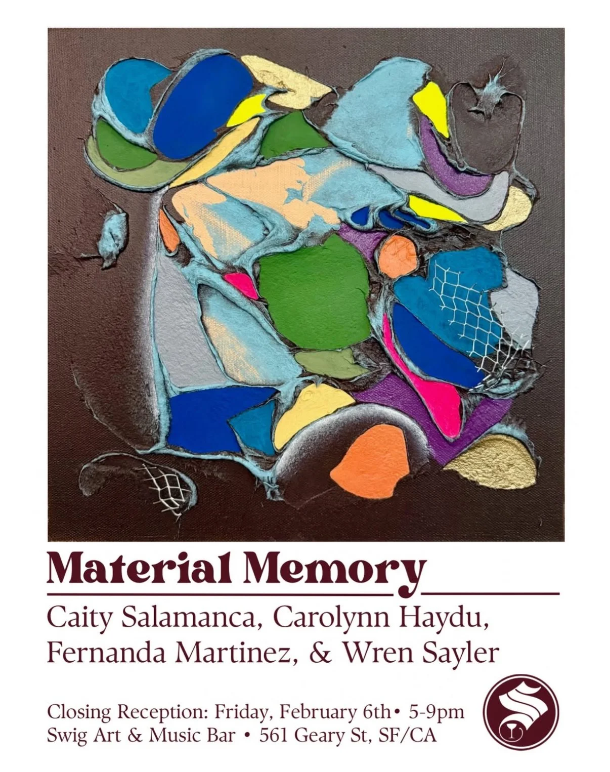 Closing Reception: Material Memory