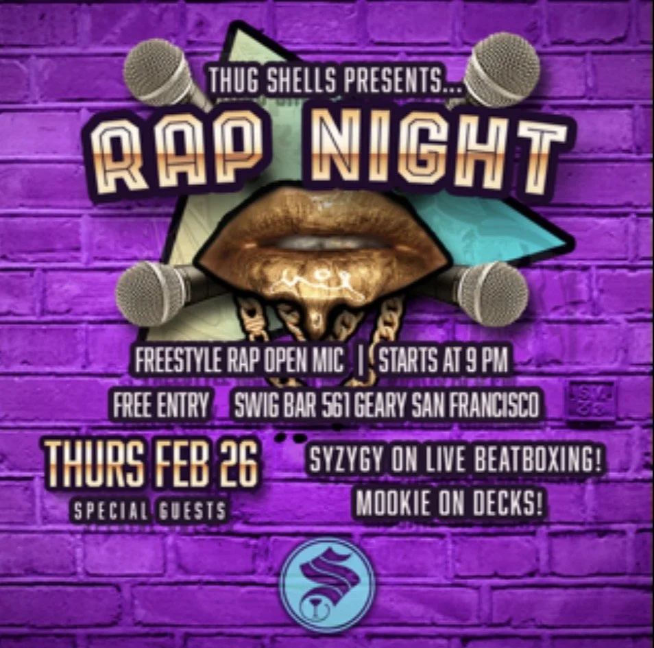 THURSDAY: Freestyle Rap Night