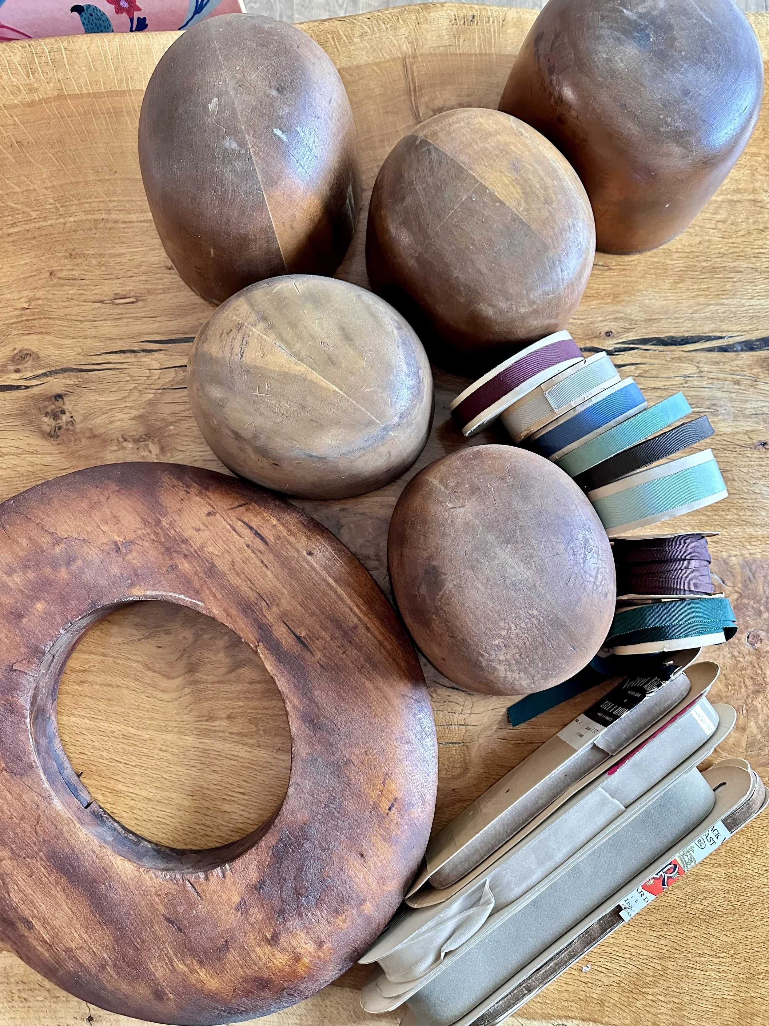 Vintage hat making supplies of hat making courses and custom hats