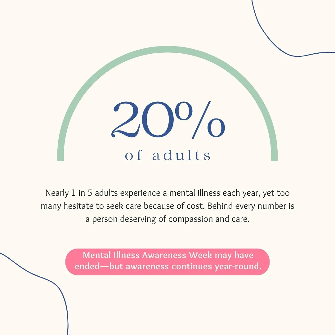 This week marked the end of Mental Illness Awareness Week.💚

At Droste, we know that awareness can&rsquo;t be limited to one week. Every day is a chance to learn, listen, and show up for one another.

1 in 5 adults experiences a mental illness each 