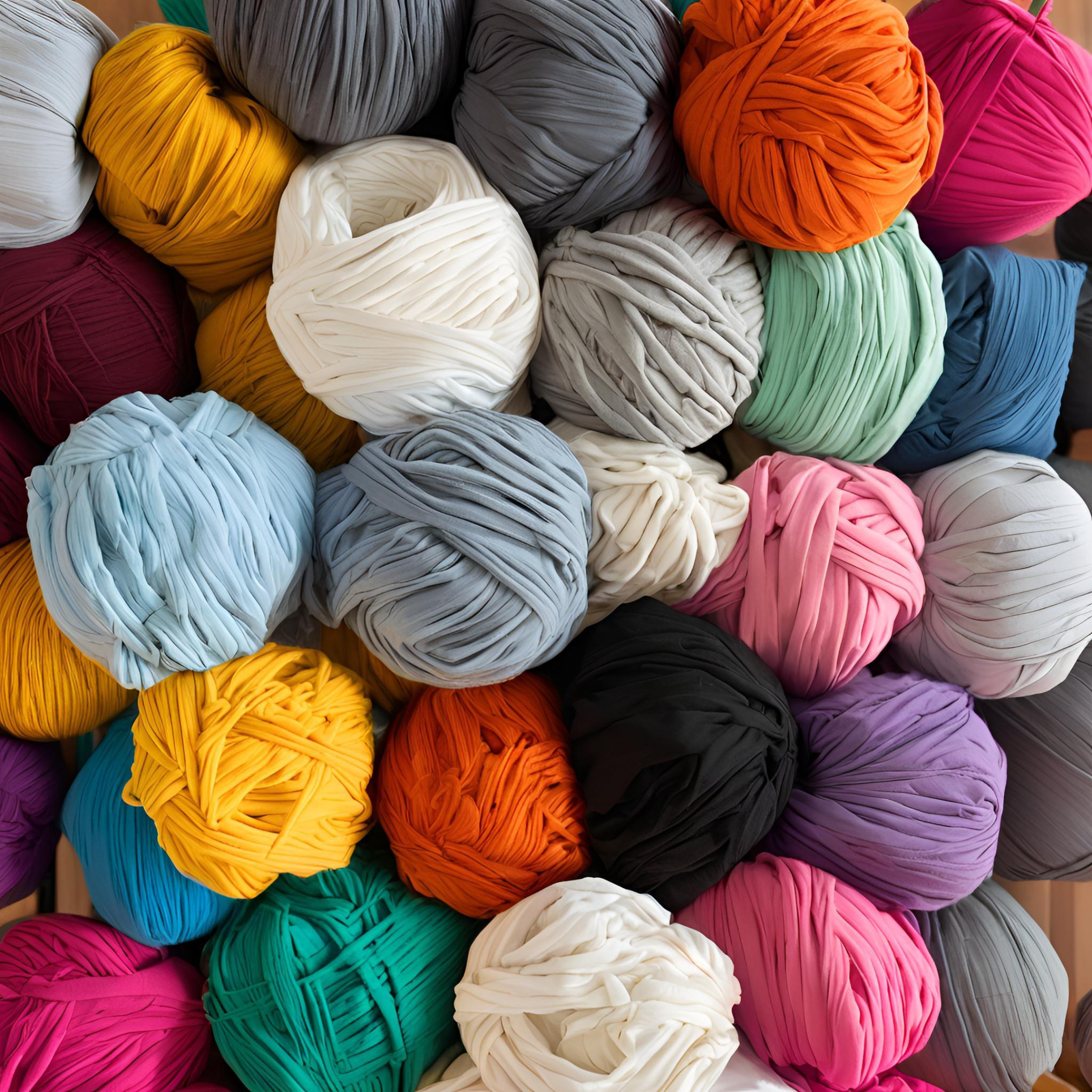 WORKSHOP: UPCYCLED TSHIRT YARN + Projects