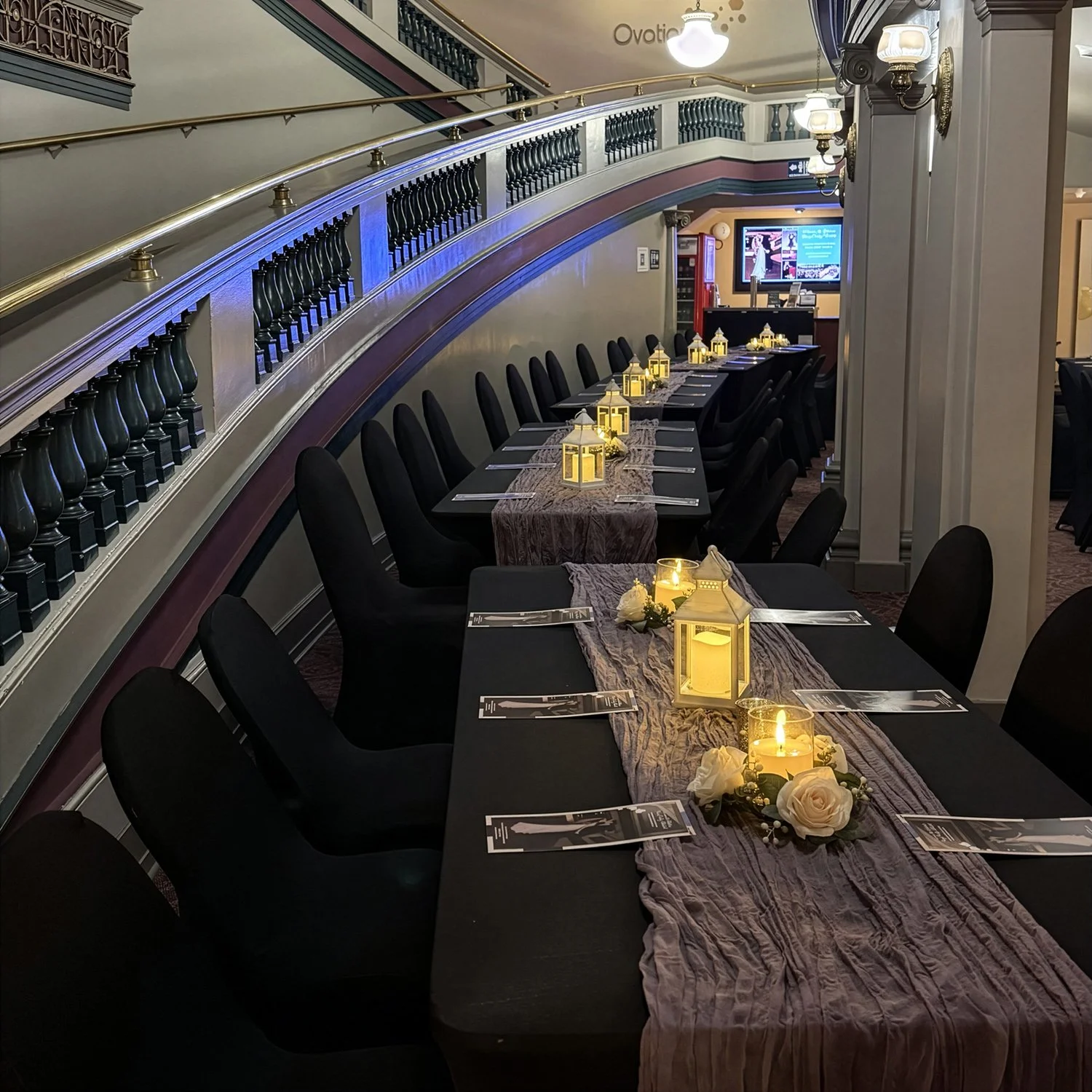 SWAE Meeting: Table Setting near Lobby