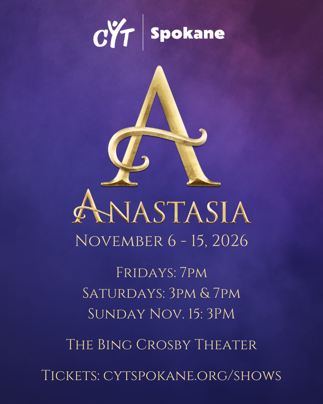 261106 - CYT presents Anastasia