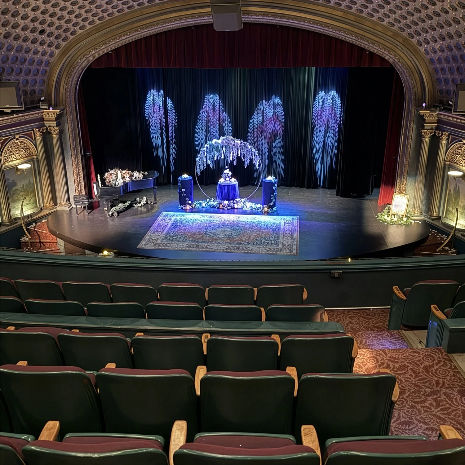SWAE Meeting: View of Wedding Setup from Balcony