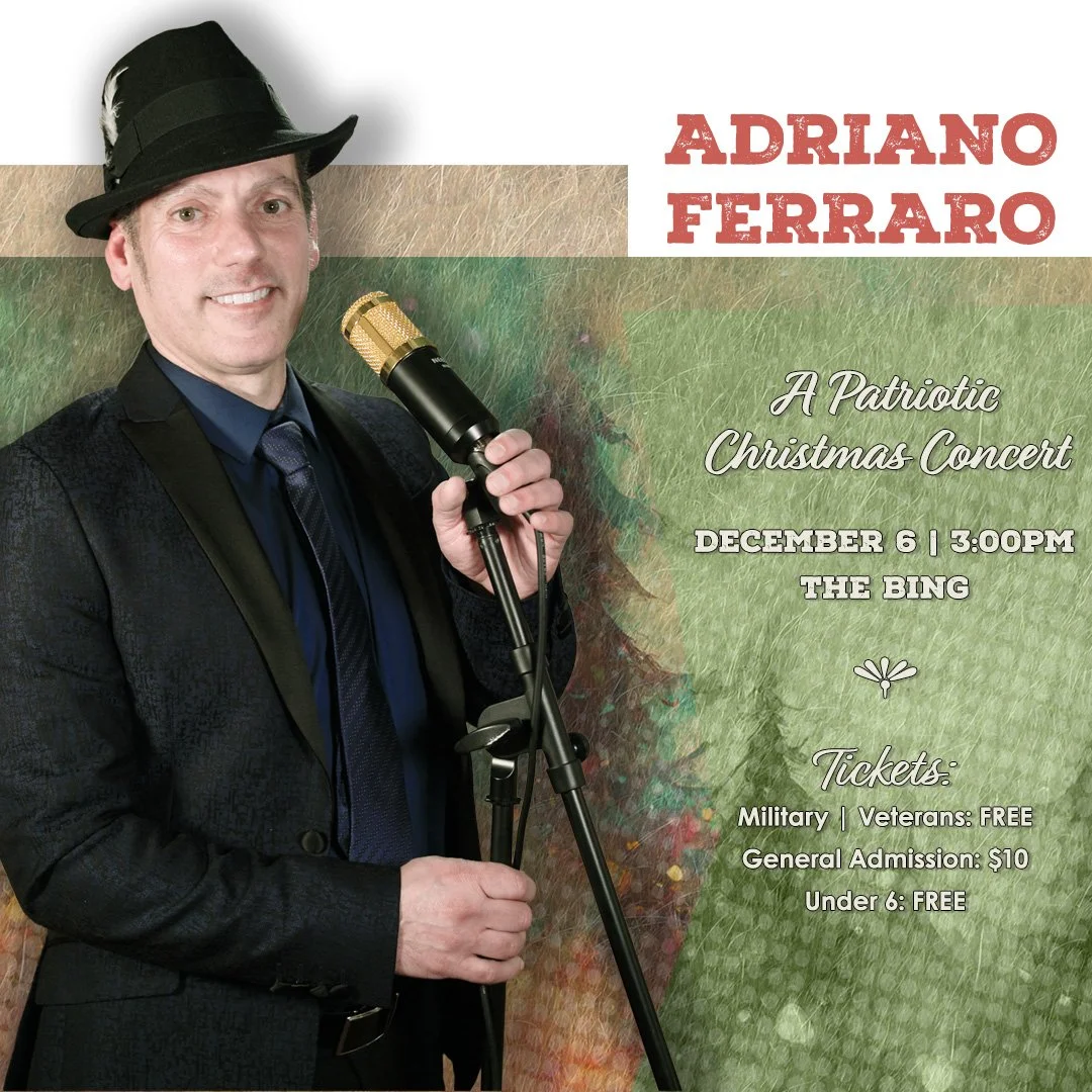 Adriano Ferraro: A Patriotic Christmas Concert | 12/06 | Bing Crosby Theater