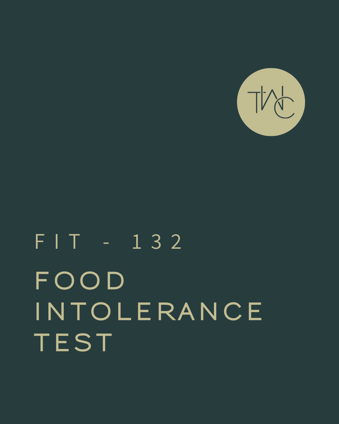 FIT 132 Food Intolerance Test