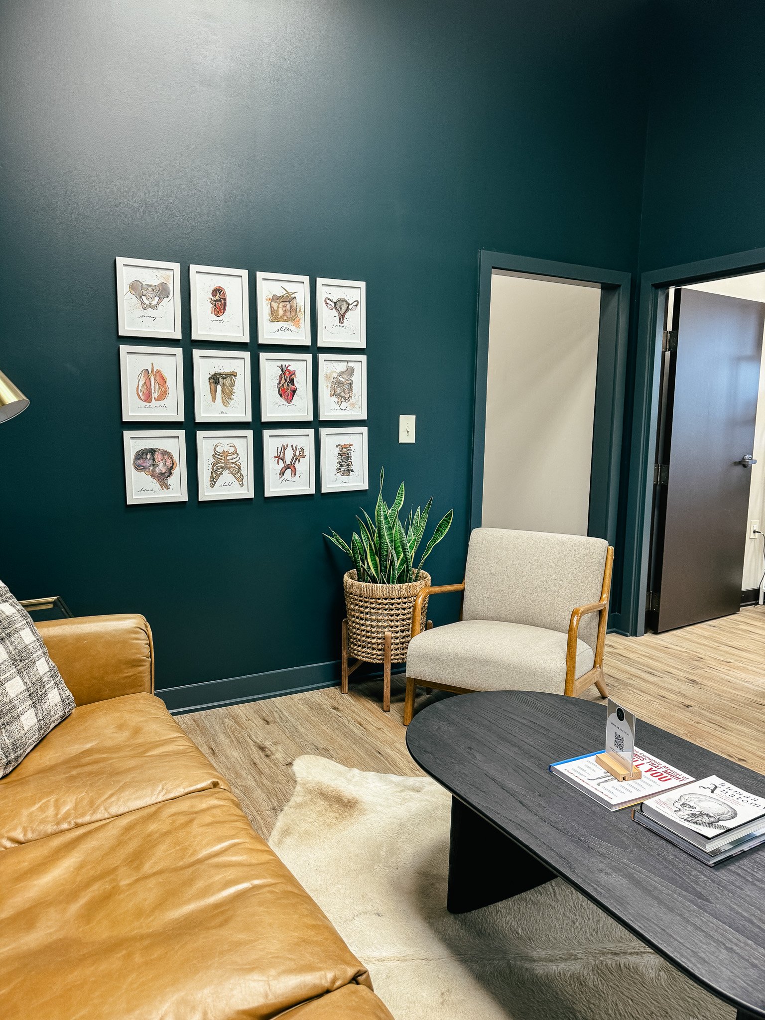 Thompson Wellness Collective Lobby Couch and Chair