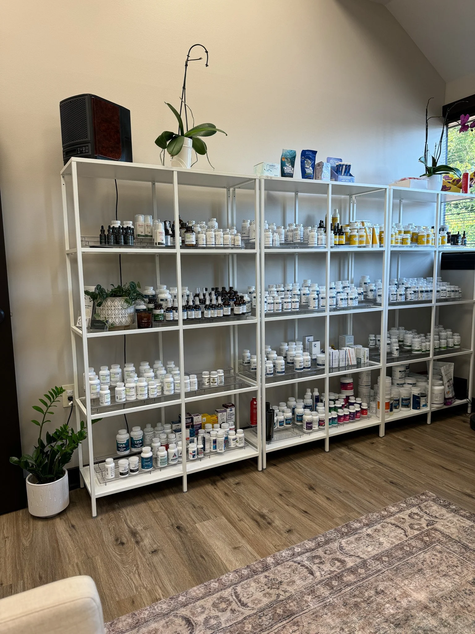 Thompson Wellness Collective Supplement Shelf