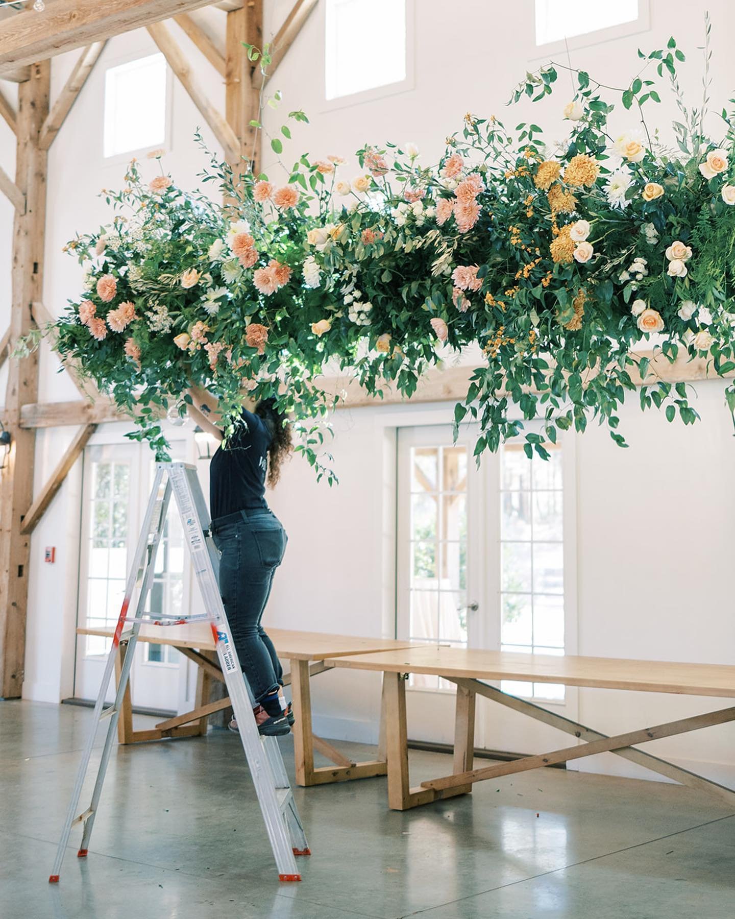 A little behind the scenes of us making your wedding day flowers absolutely perfect 🌸
I love these types of photos because it helps us remember that there is beauty in the process. 

Photo 1 @javarosephotography 
Photos 2 and 3 @raemarshall