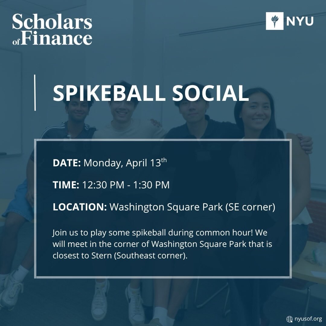 Join us tomorrow during common hour for our spikeball social!