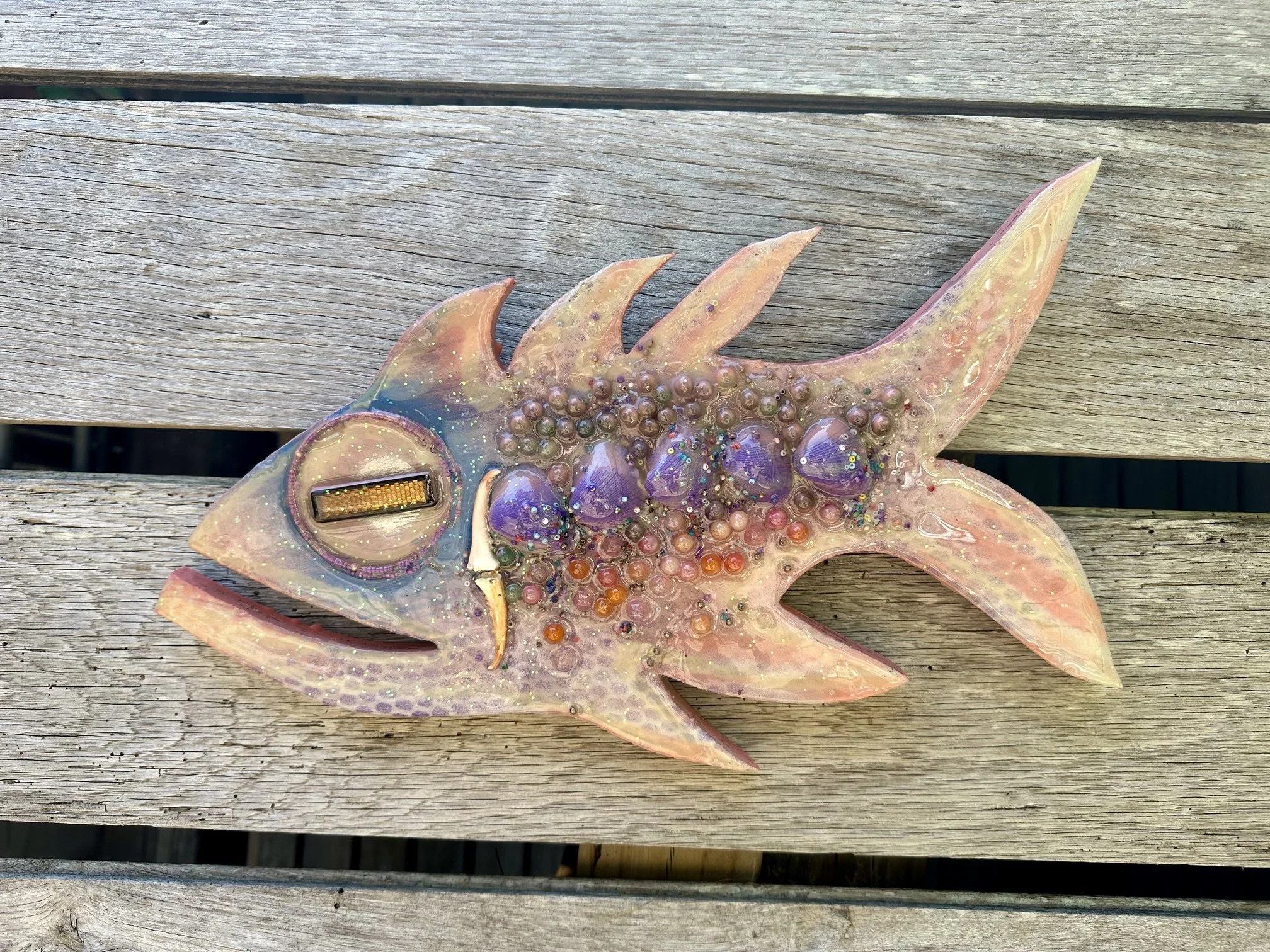 Pink Glow Squint Reflector eye
16" X 9"  $125