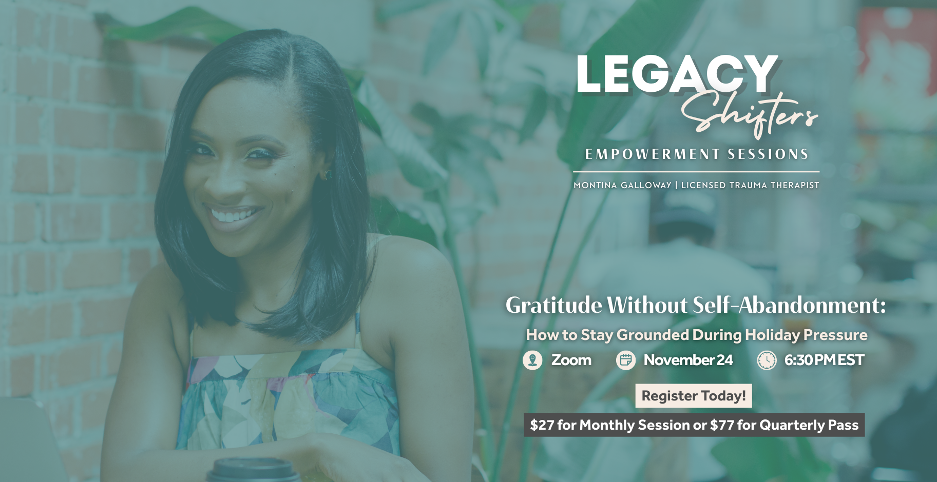 Gratitude Without Self-Abandonment: How to Stay Grounded During Holiday Pressure