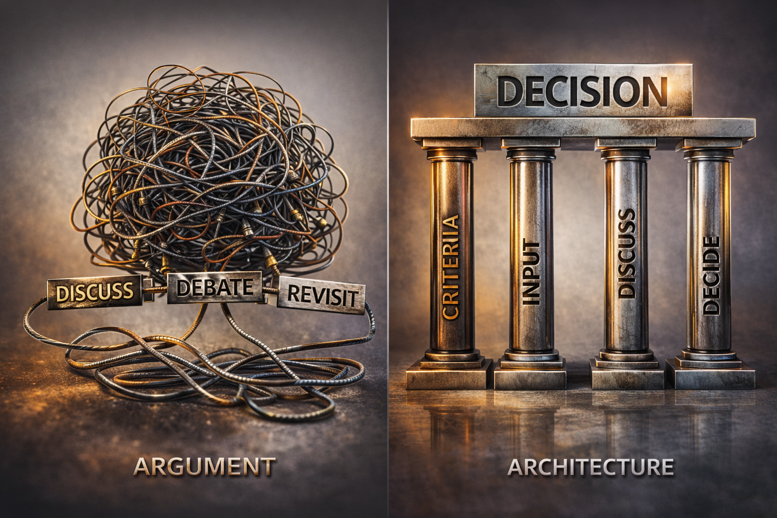 How the Best Teams Decide: Architecture Over Argument