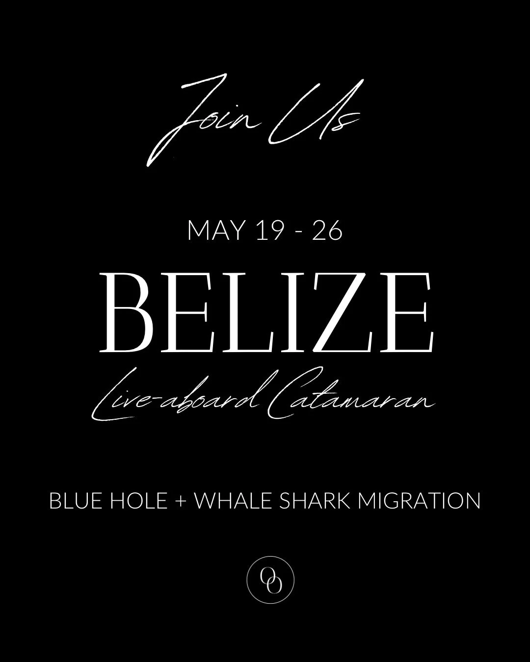 BELIZE EXPEDITION announcement: On a catamaran, following the whale shark migration &hellip; freediving &amp; mindset training in the world&rsquo;s greatest blue hole &hellip; and spearfishing the 2nd largest barrier reef for ocean-to-table living wi