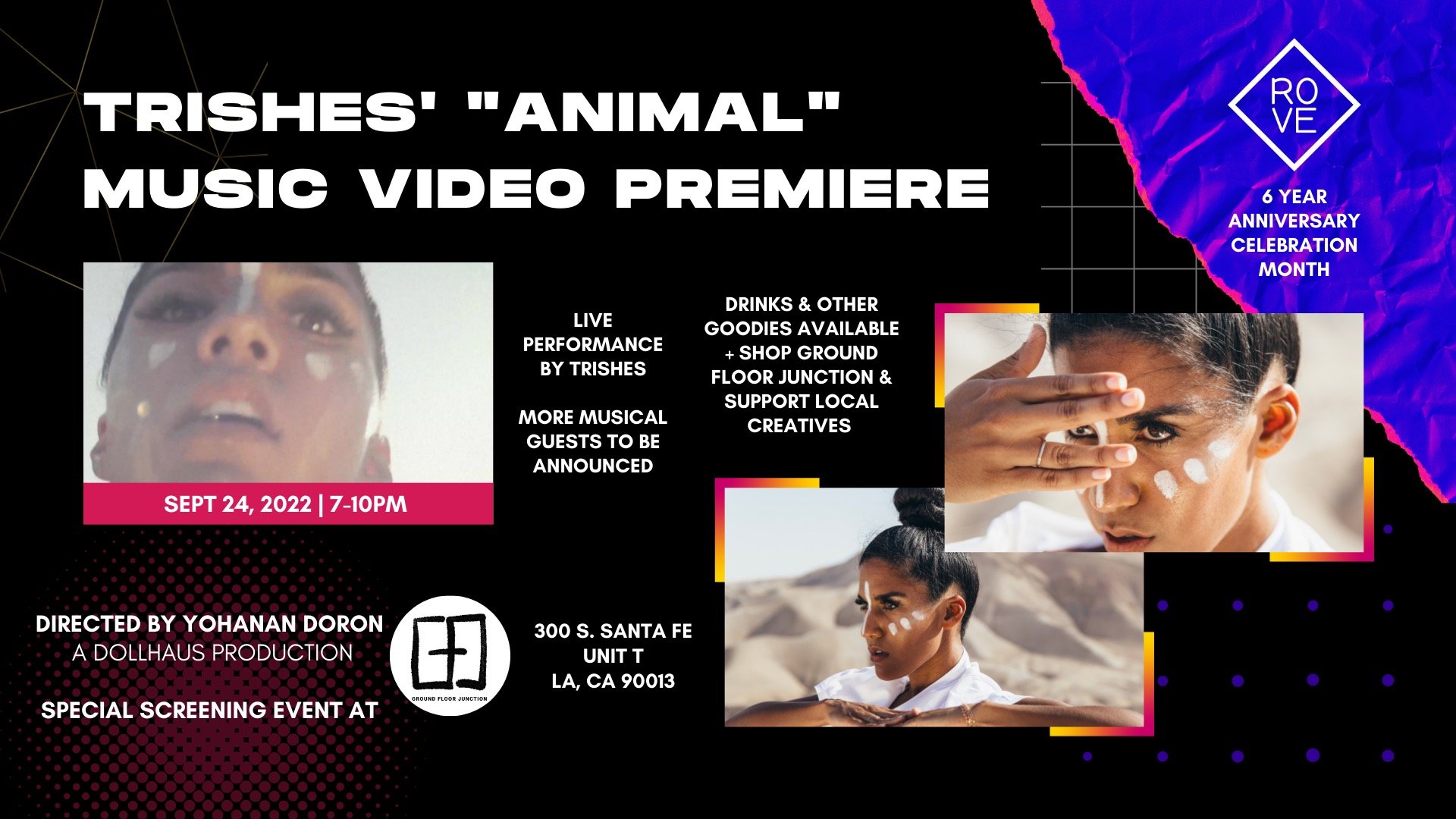 Trishes "Animal" Music Video Premiere