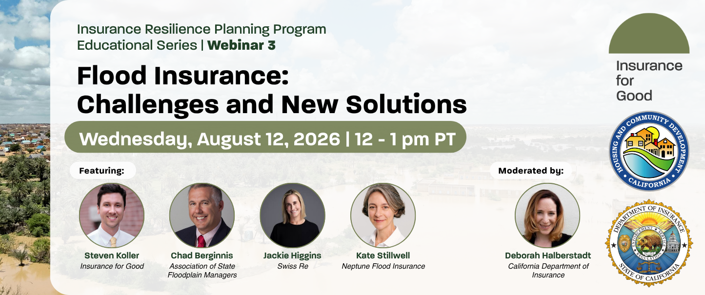 Flood Insurance: Challenges and New Solutions