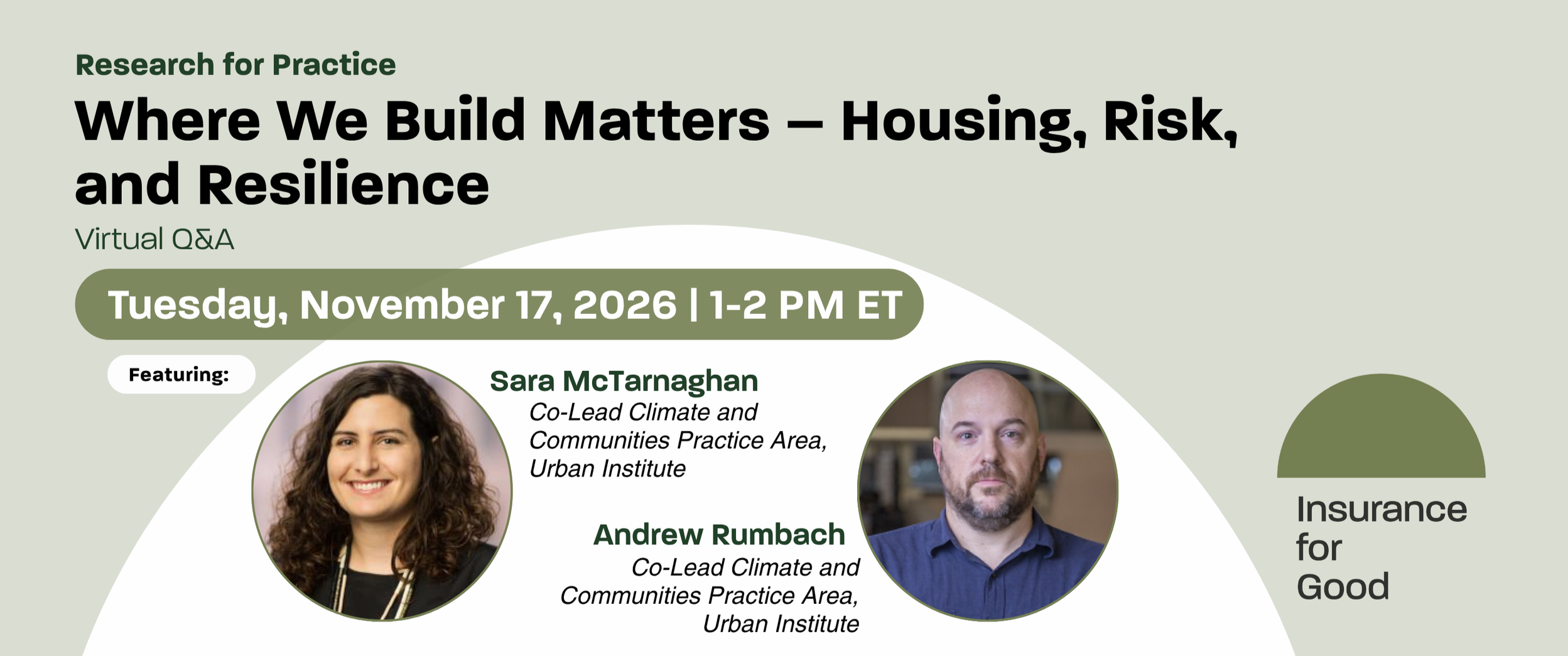 Where We Build Matters — Housing, Risk, and Reslience
