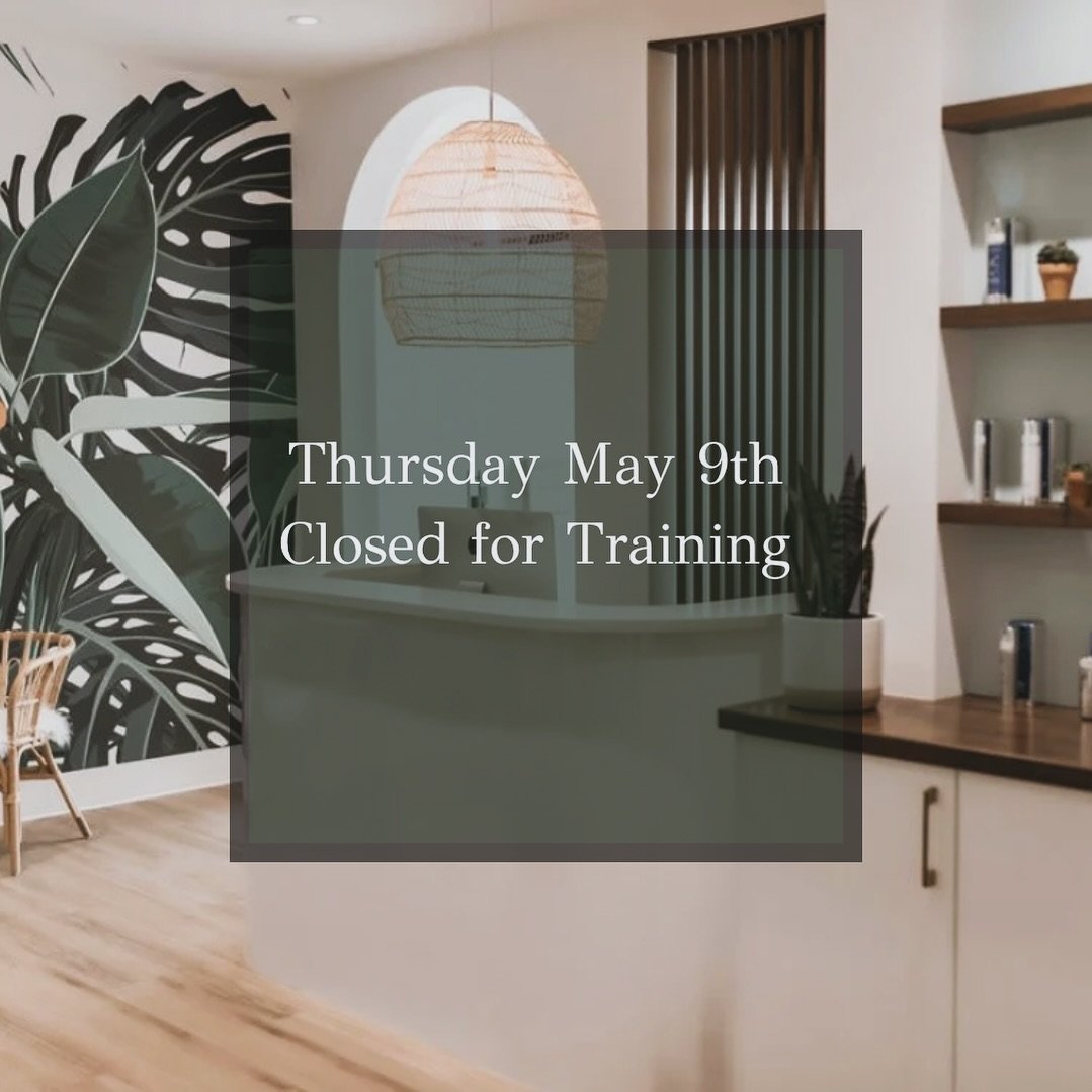 Hebe Beauty Bar will be closed tomorrow (Thursday May 9th) due to training.

Thank you for understanding!

We will be open Friday normal hours:

9am - 6pm