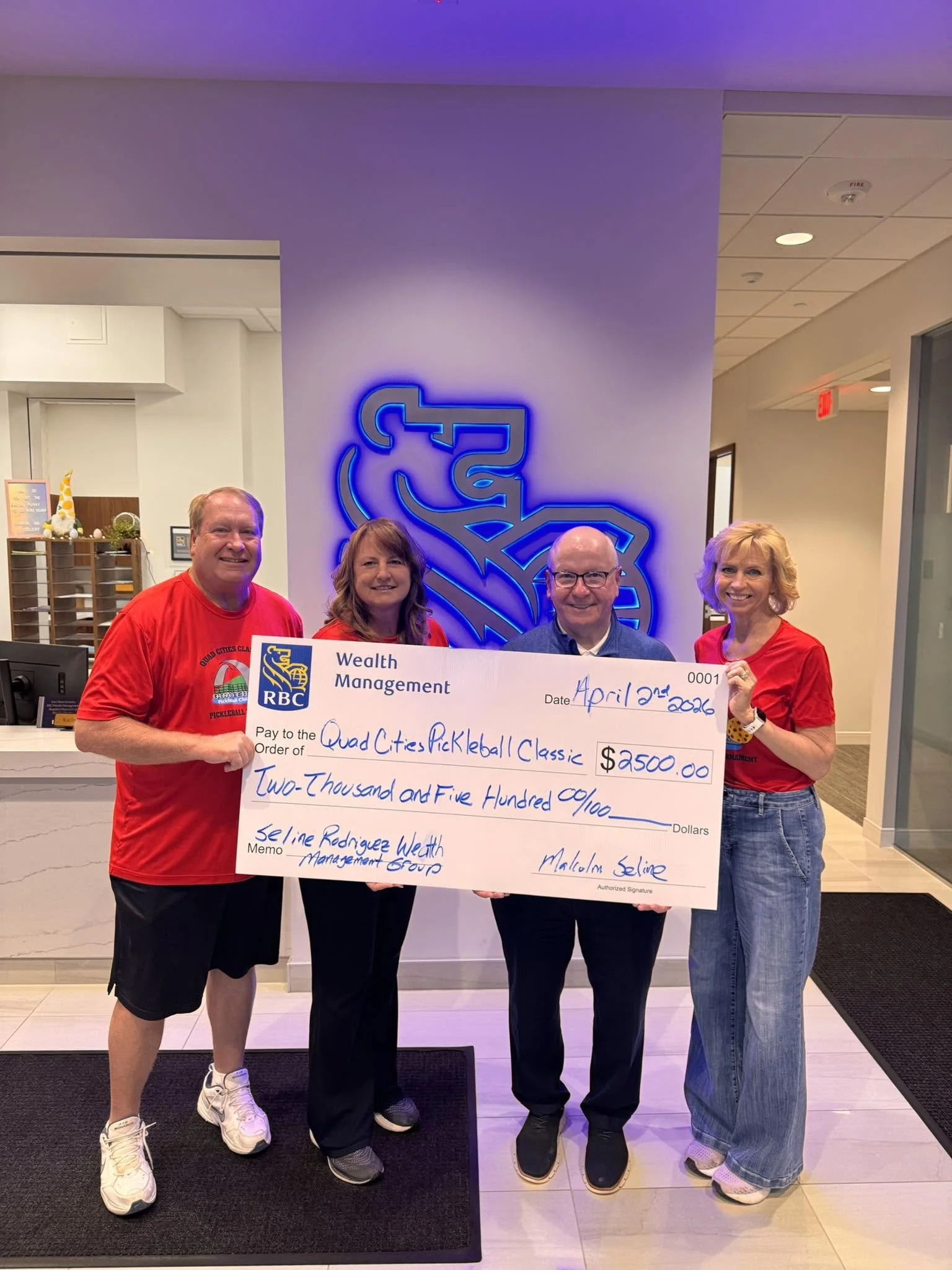 The Seline Team at RBC Wealth Management donation to classic.jpg