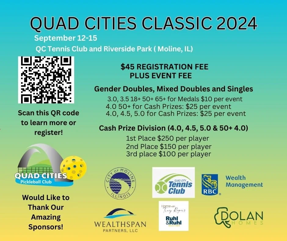 Quad Cities Classic Tournament — Quad Cities Pickleball Club