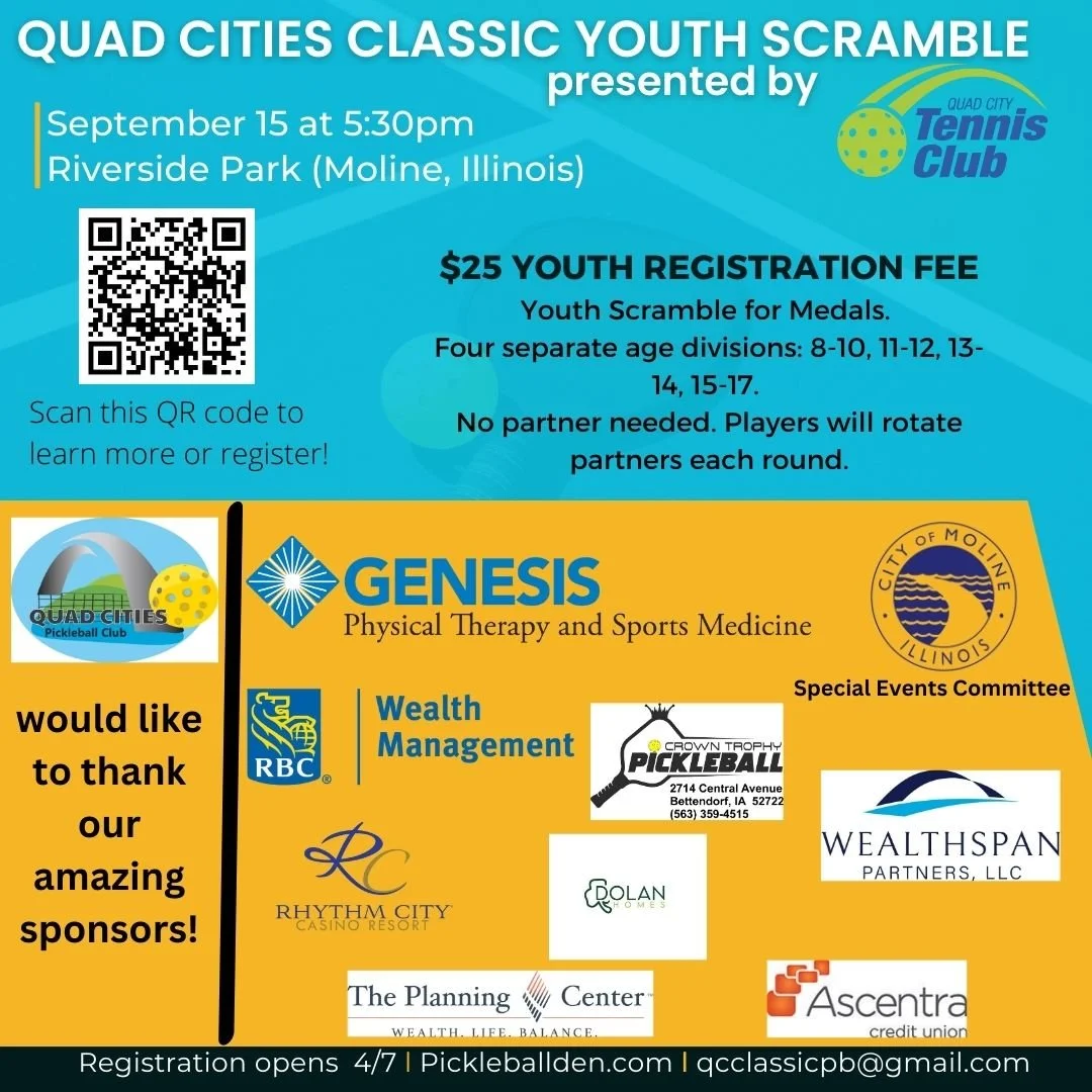 Quad Cities Classic Tournament — Quad Cities Pickleball Club