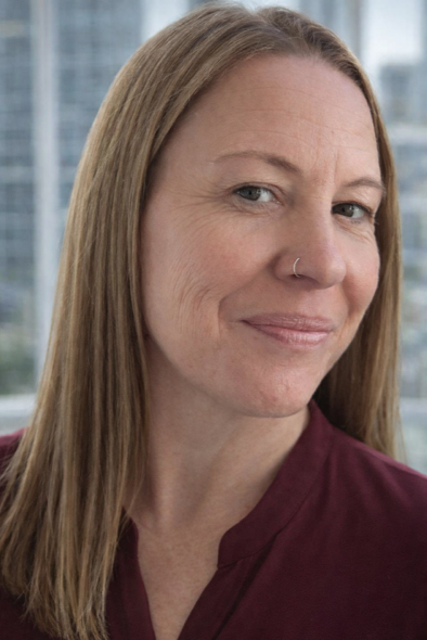 Sherry Cox, a female licensed social worker