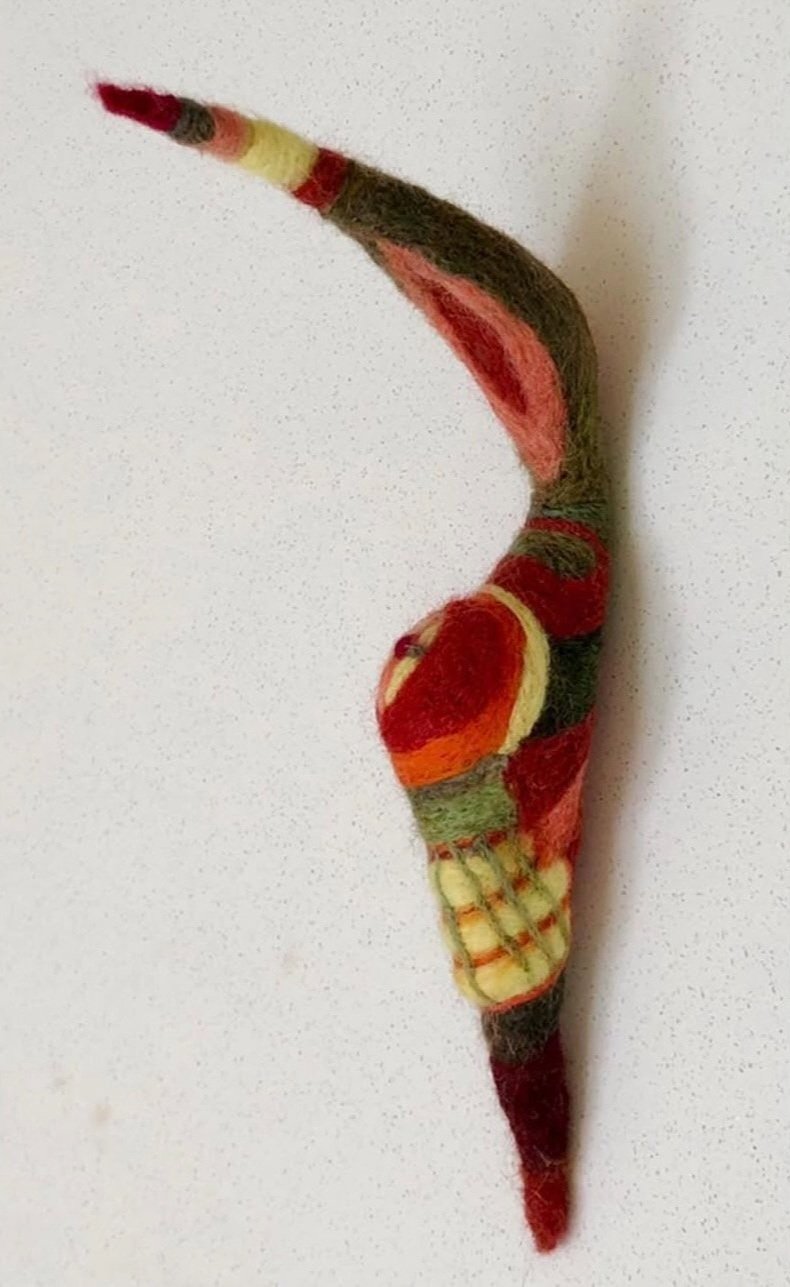Arch (2022) felted wool 9" x 2" x 4.5" $400