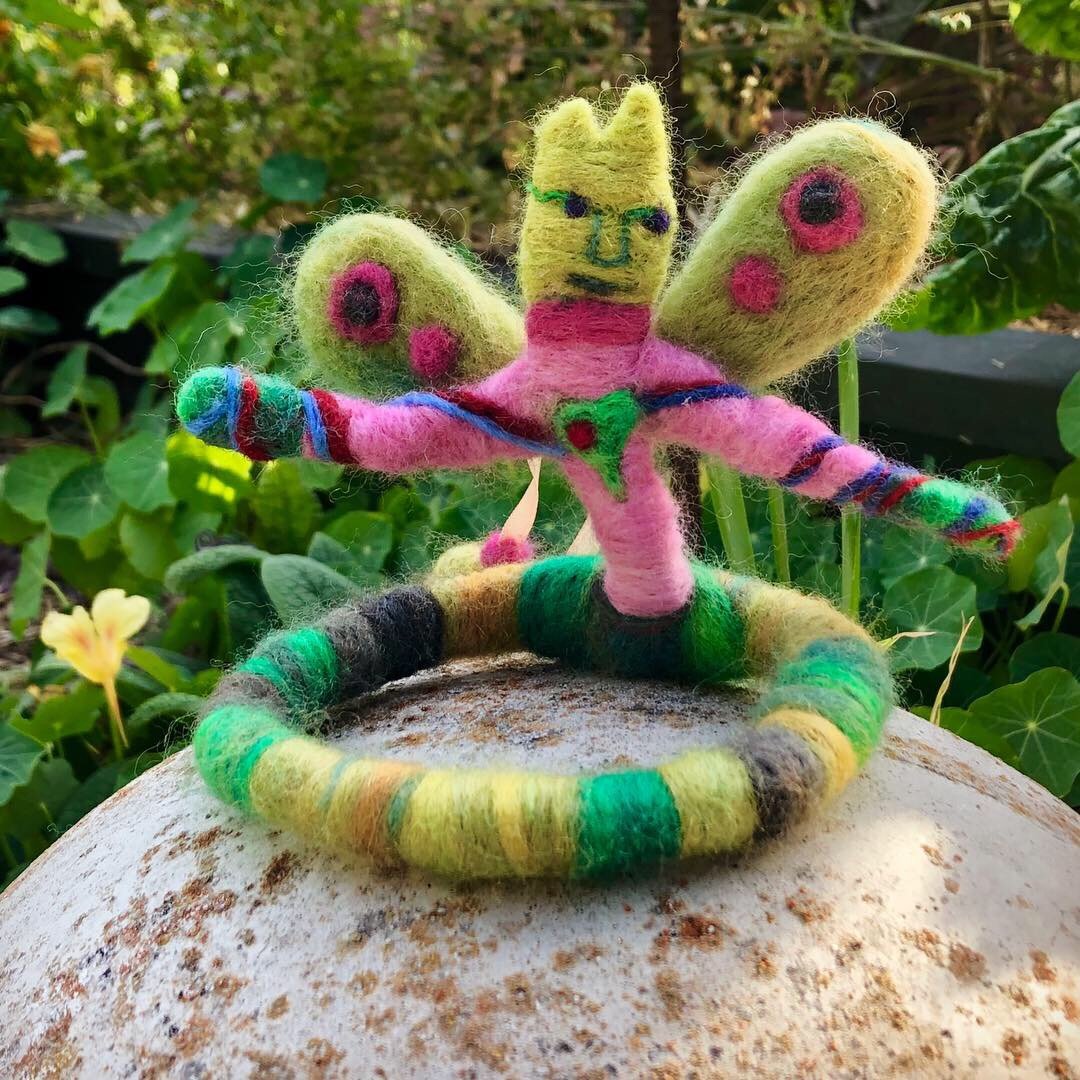 Sweetness Visited (2019) felted wool 0" x 0" not available